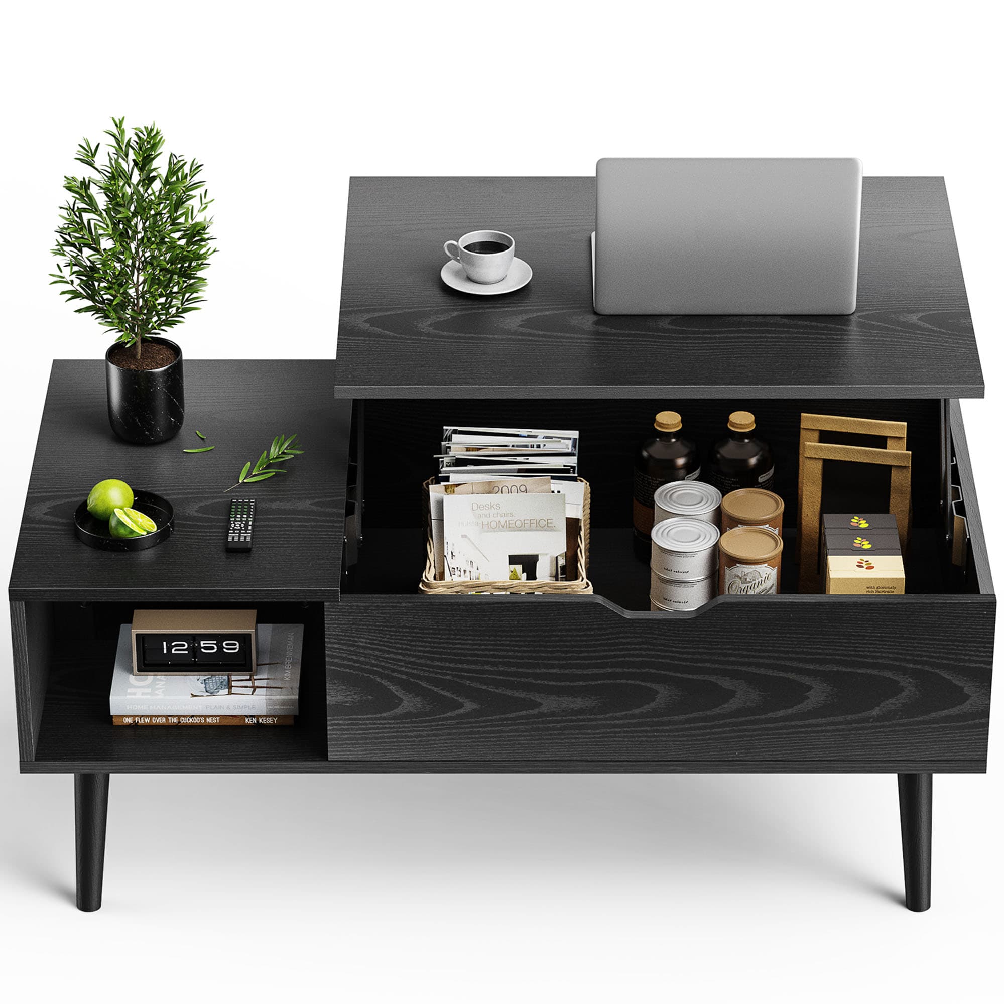 Lift Top Coffee Storage Wood Tables Accent & Coffee Tables at Lowes.com