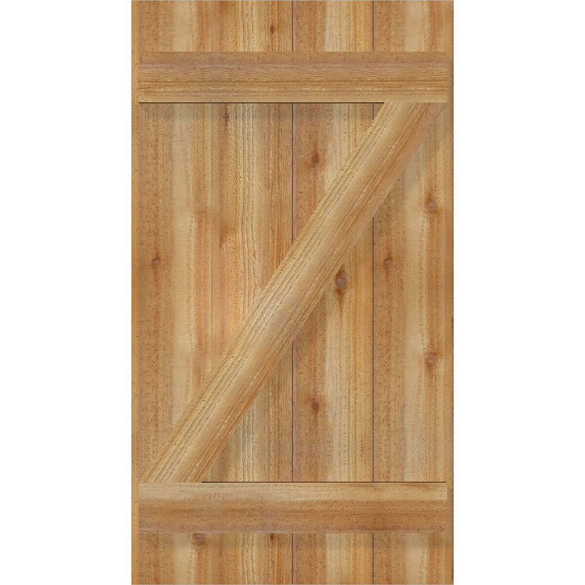 Ekena Millwork RBJ06Z21X039RWR Exterior-Shutters - View #5
