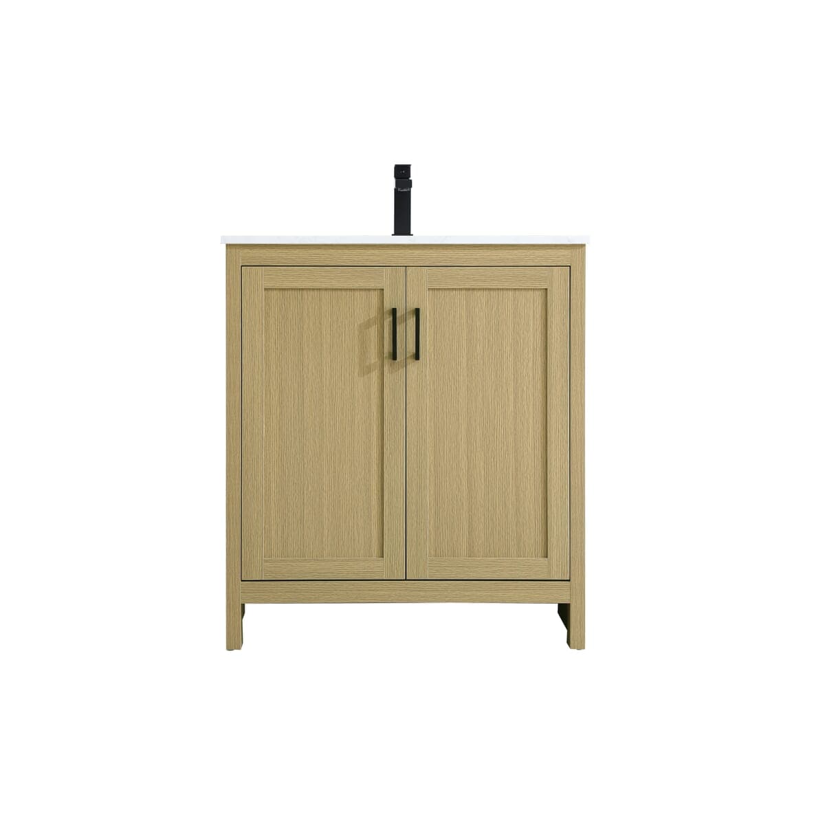 Simply Living Home Fletcher 30 inch Single Bathroom Vanity in Honey Brown