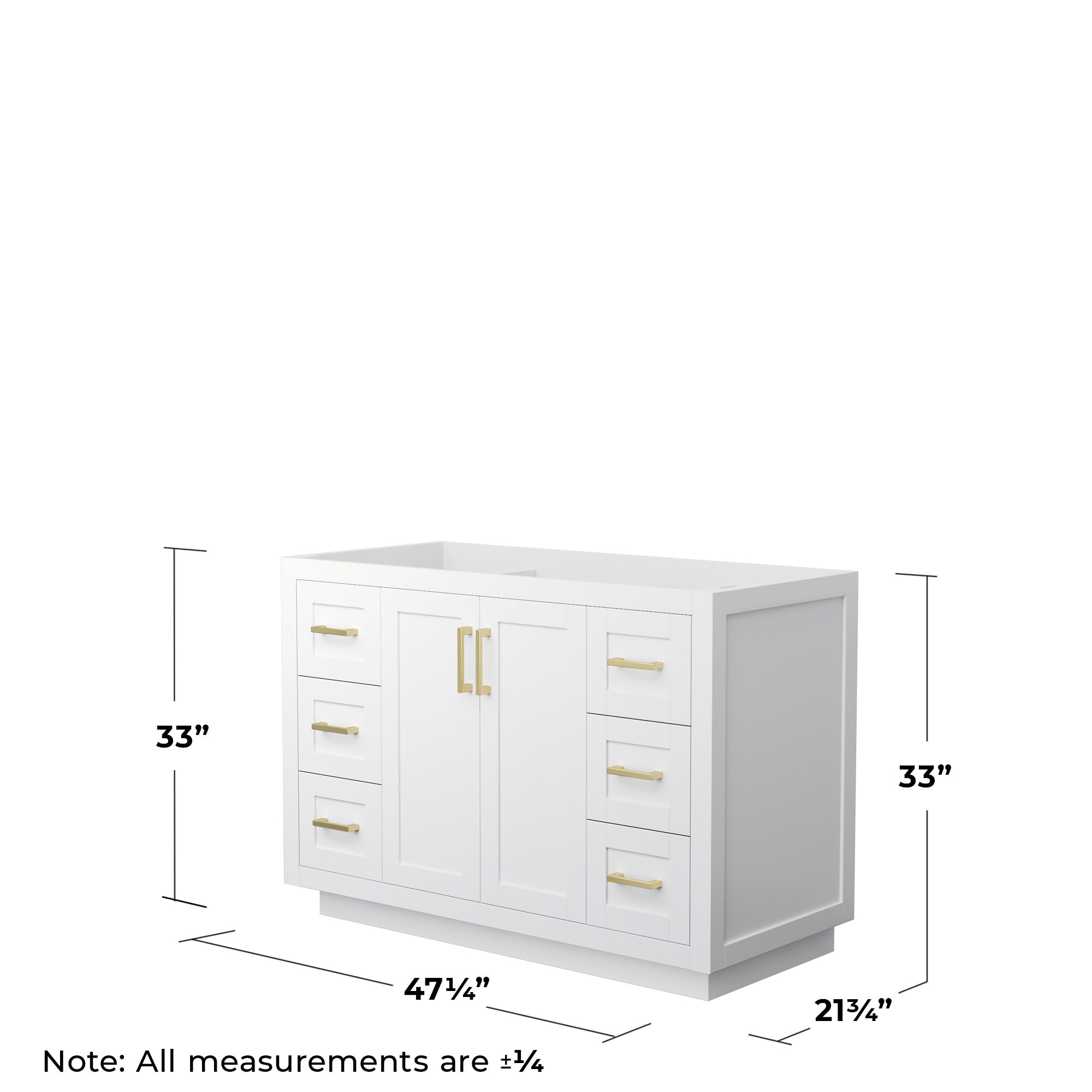 Wyndham Collection WCF292948SWGCXSXXMXX vanities - View #3