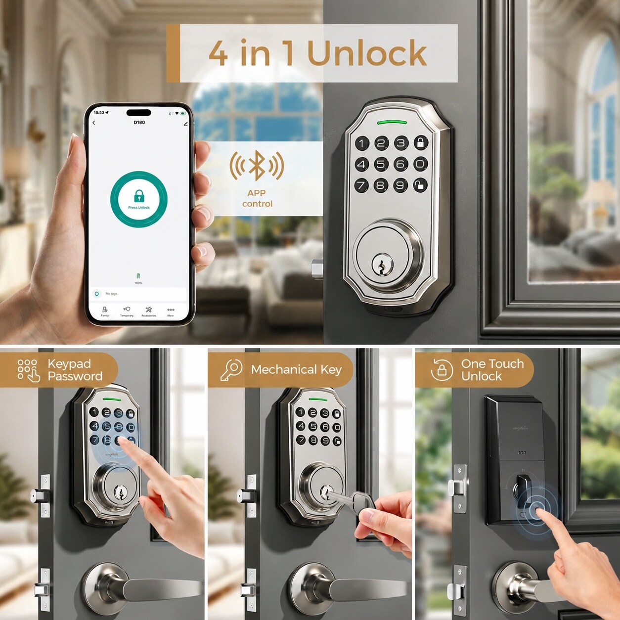 Misopily LMS0803M439 Electronic-Door-Locks - View #2