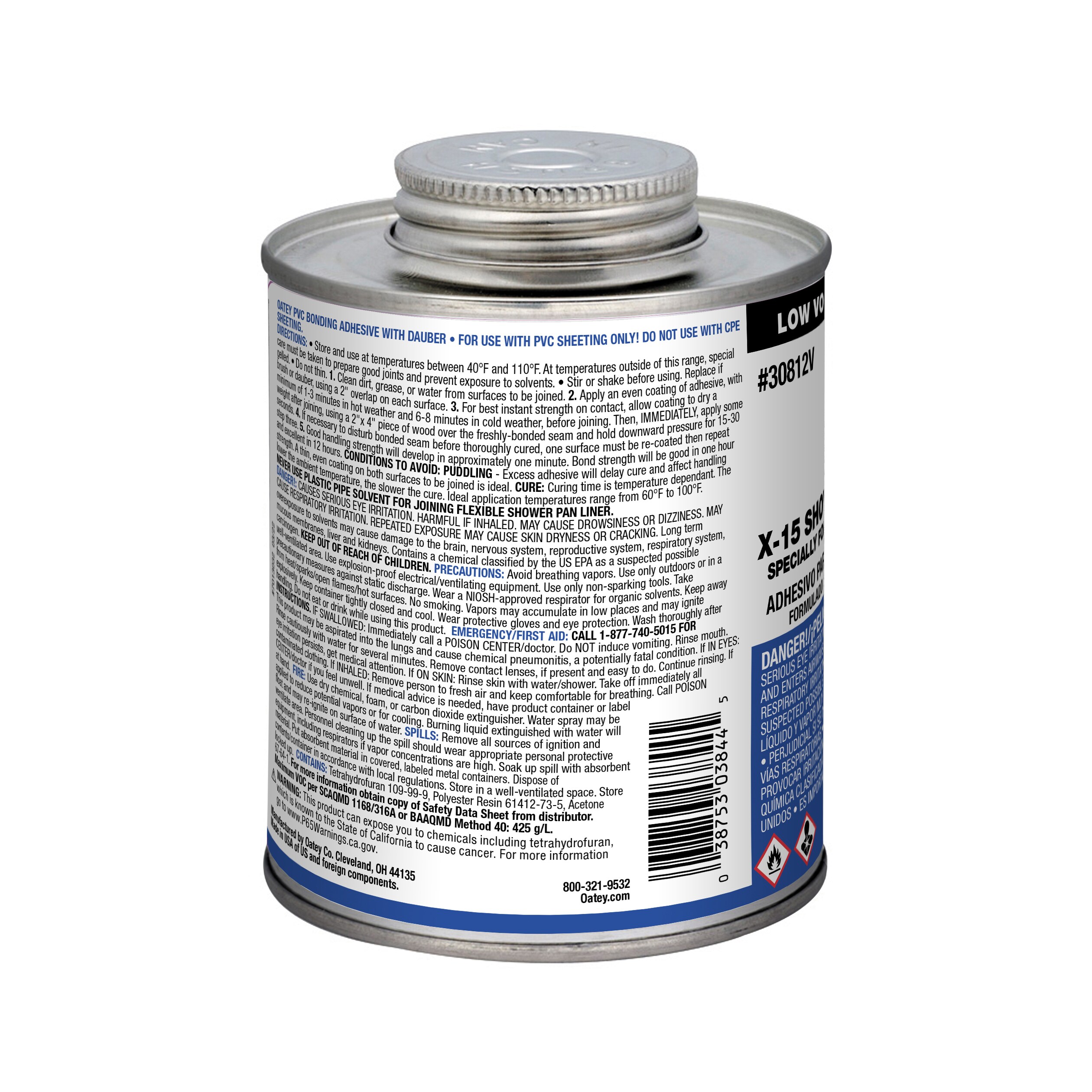 Oatey 30812LV Pipe-Cements-Primers-Cleaners - View #10