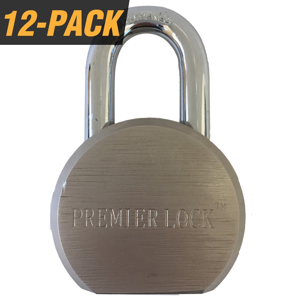 Round Solid Padlock With 2 Keys Each can be 12 With Same Keys 