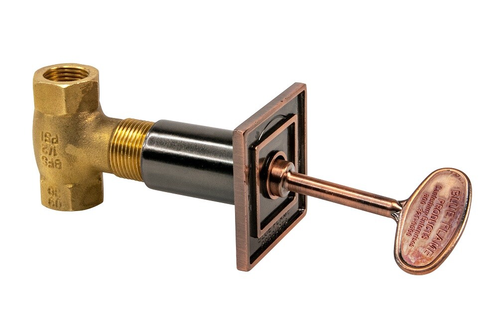 BLUE FLAME BFS.09.SQ Valve Kits Rubbed Bronze Brass Controller