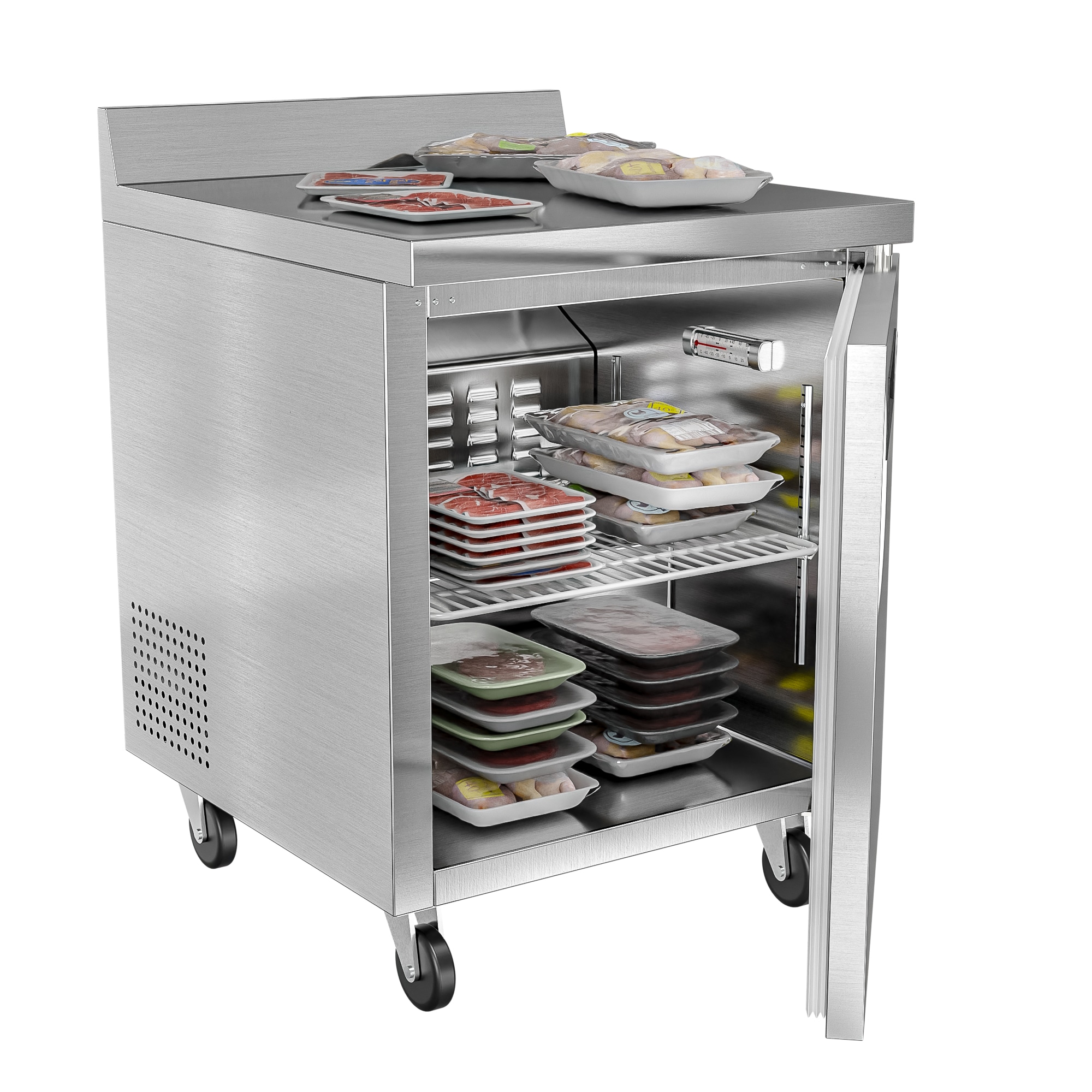 KoolMore LOW-FWT-1D-6C Commercial-Freezers - View #4