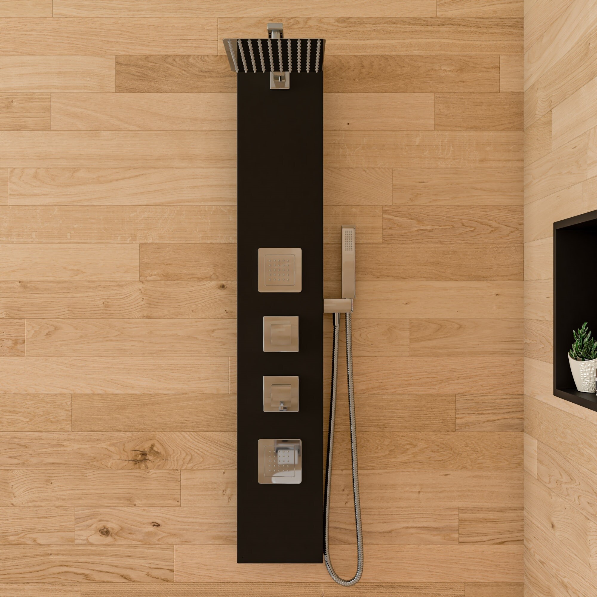 ALFI ABSP65B Showerhead-Bar-Panels - View #8