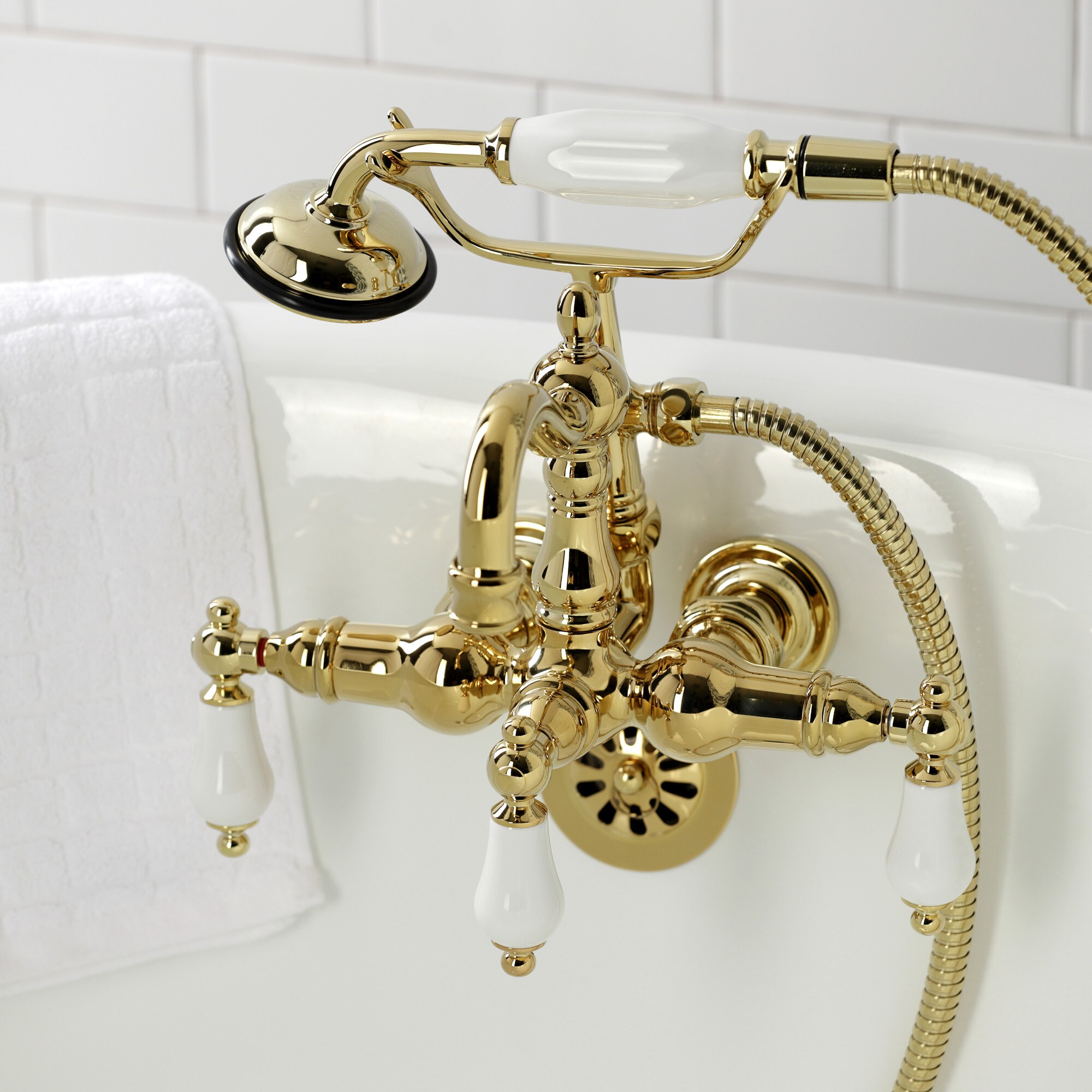 Kingston Brass WLCA1011T2 Roman-Tub-Faucets - View #4