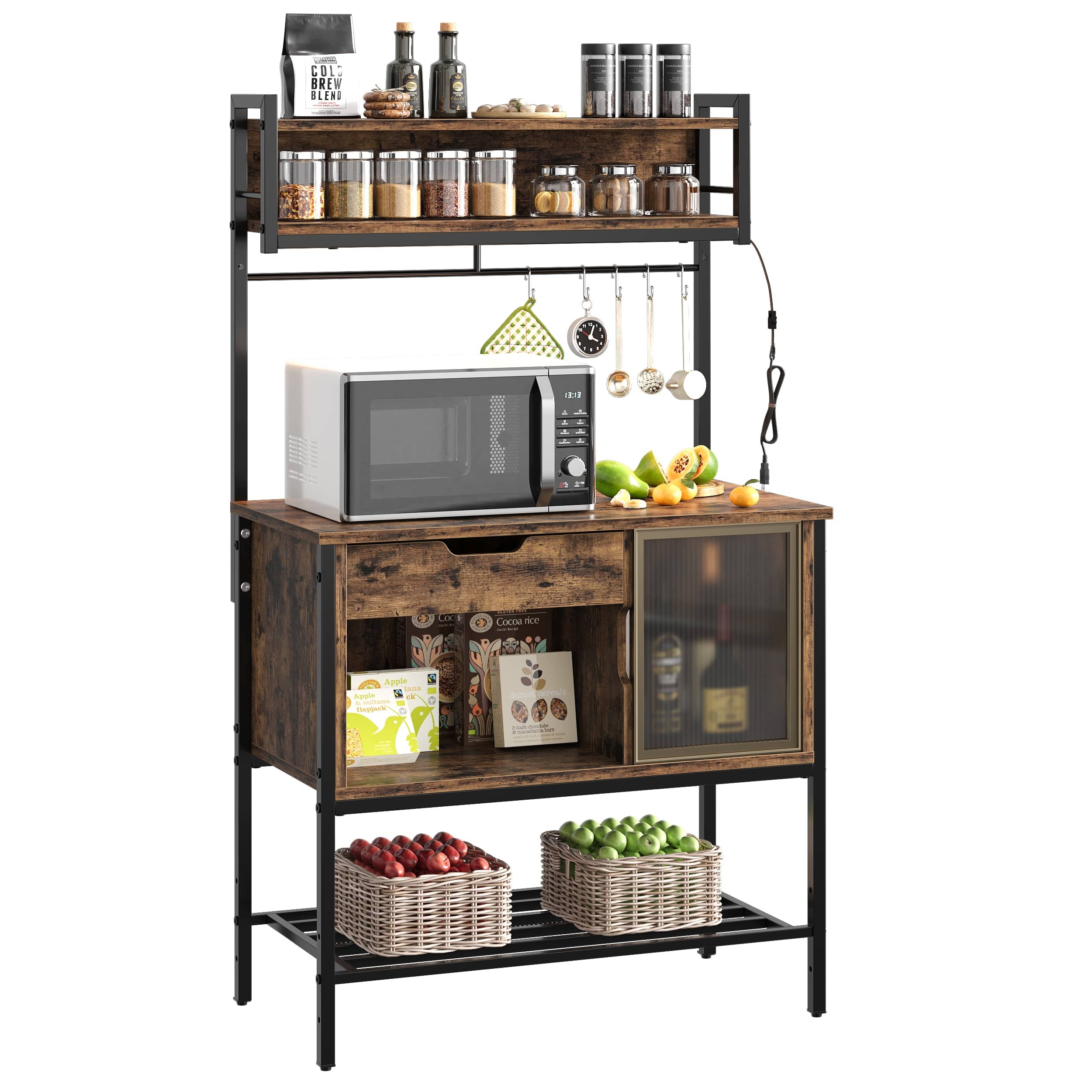 Bestier LOW-K100786G-RST Dining-Kitchen-Storarge - View #8