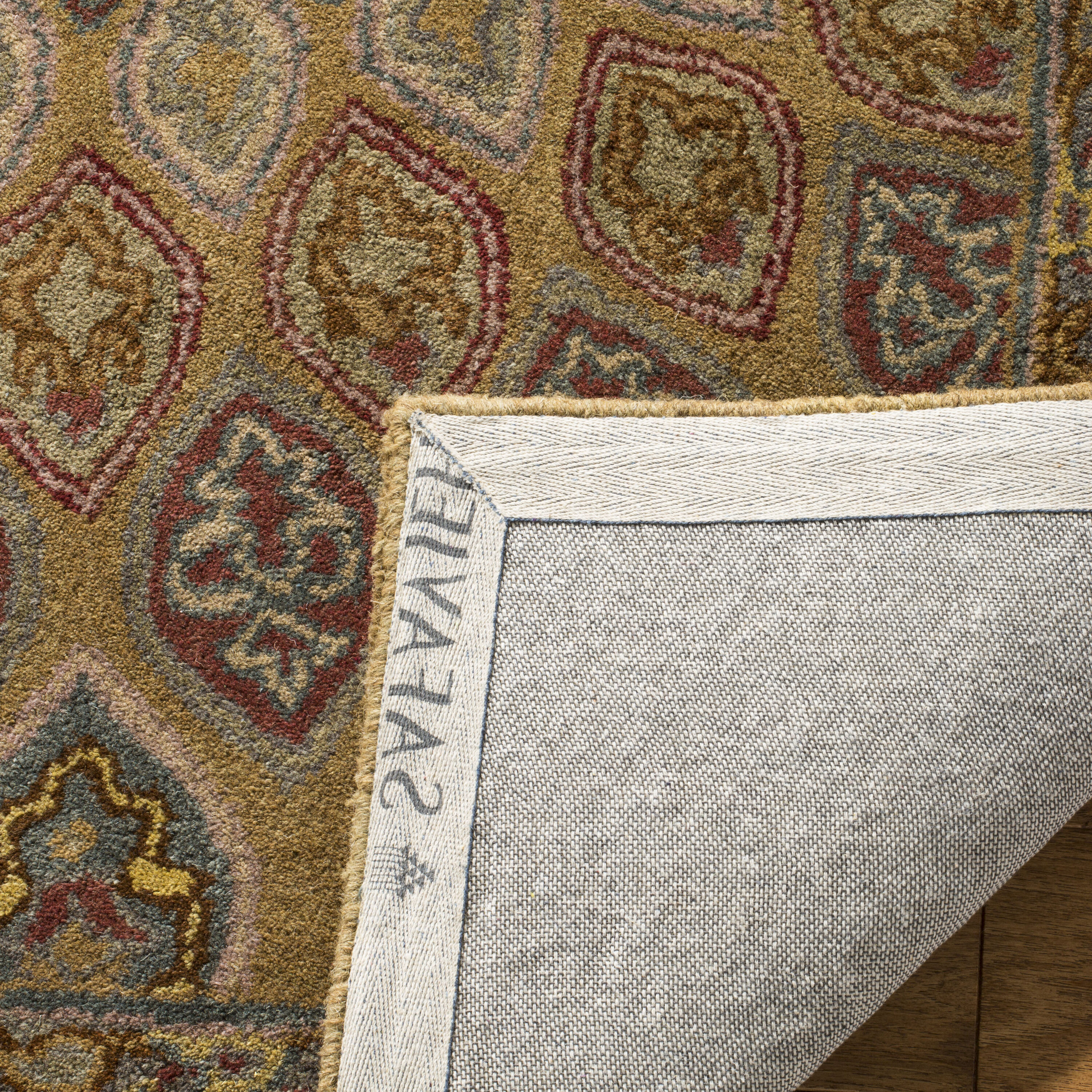 Safavieh Heritage 914A Lt. Brown Grey 7 x 7 Square Area rug in the Rugs ...