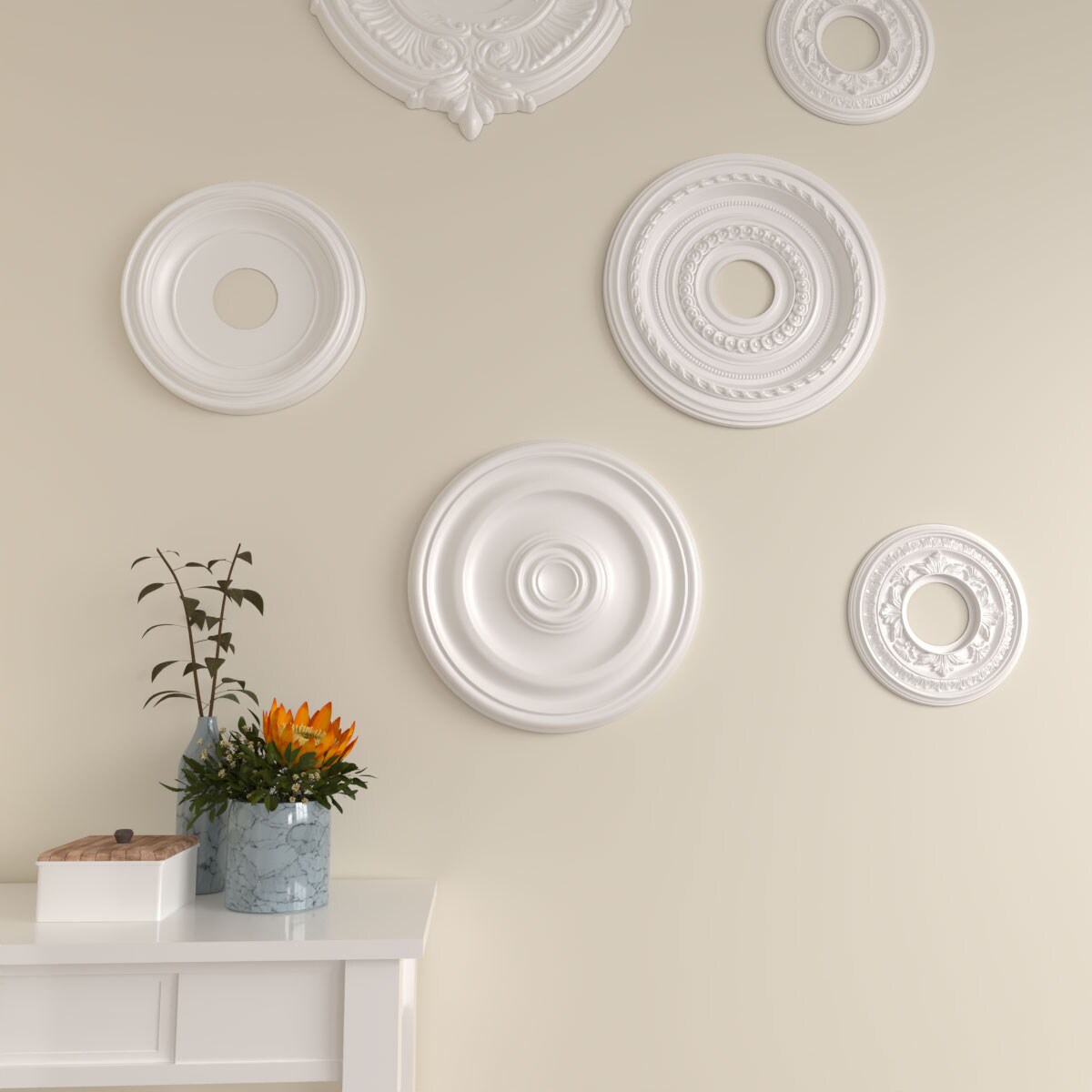 Ekena Millwork CM15DE Ceiling-Medallions - View #7