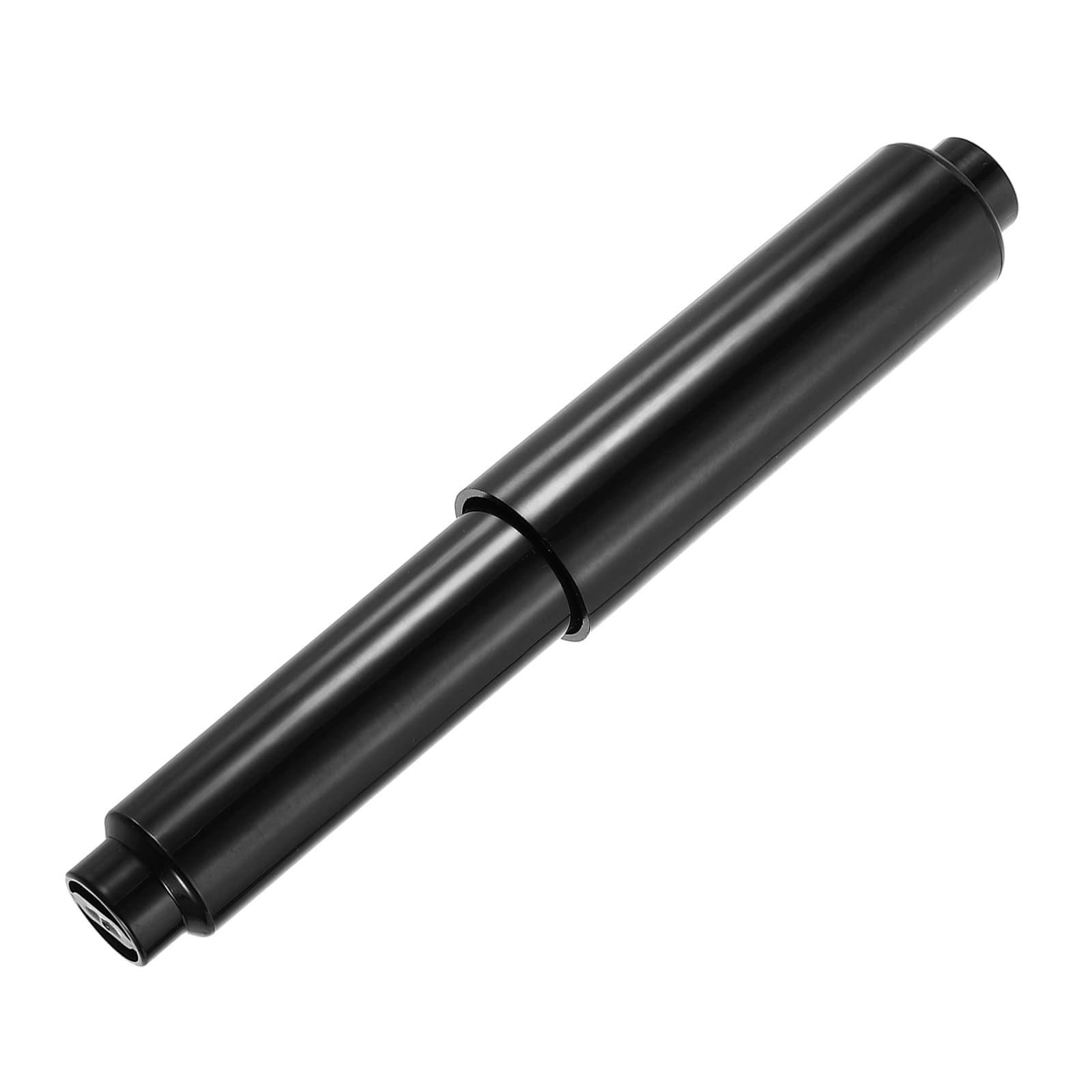 Unique Bargains Plastic Toilet Paper Holder 4-5/16 Inch to 6-5/16 Inch Spring-Loaded Toilet Paper Tissue Roller Insert Rod Replacement for Bathroom Matte Black
