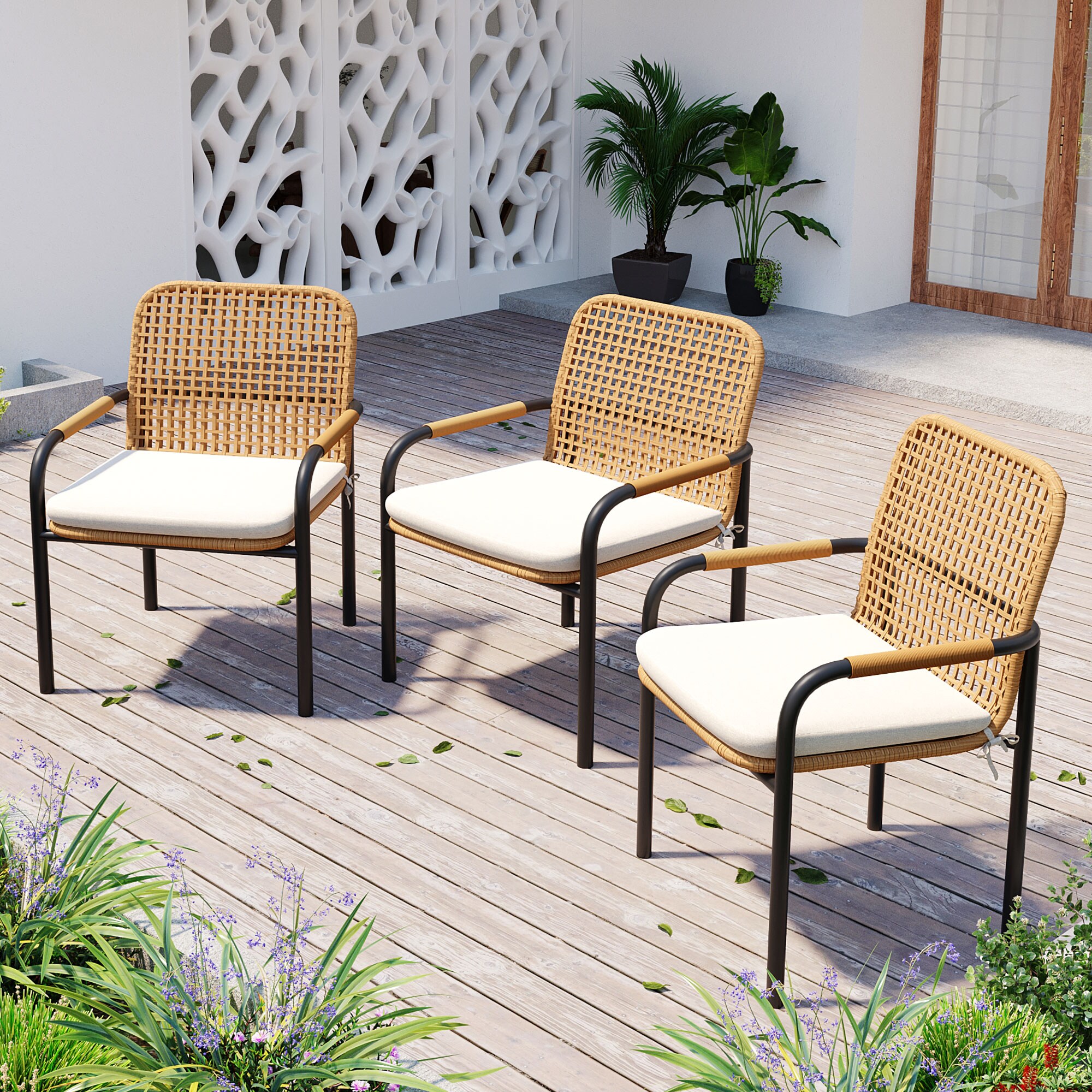 SINOFURN SYA38079BG Patio-Chairs - View #2