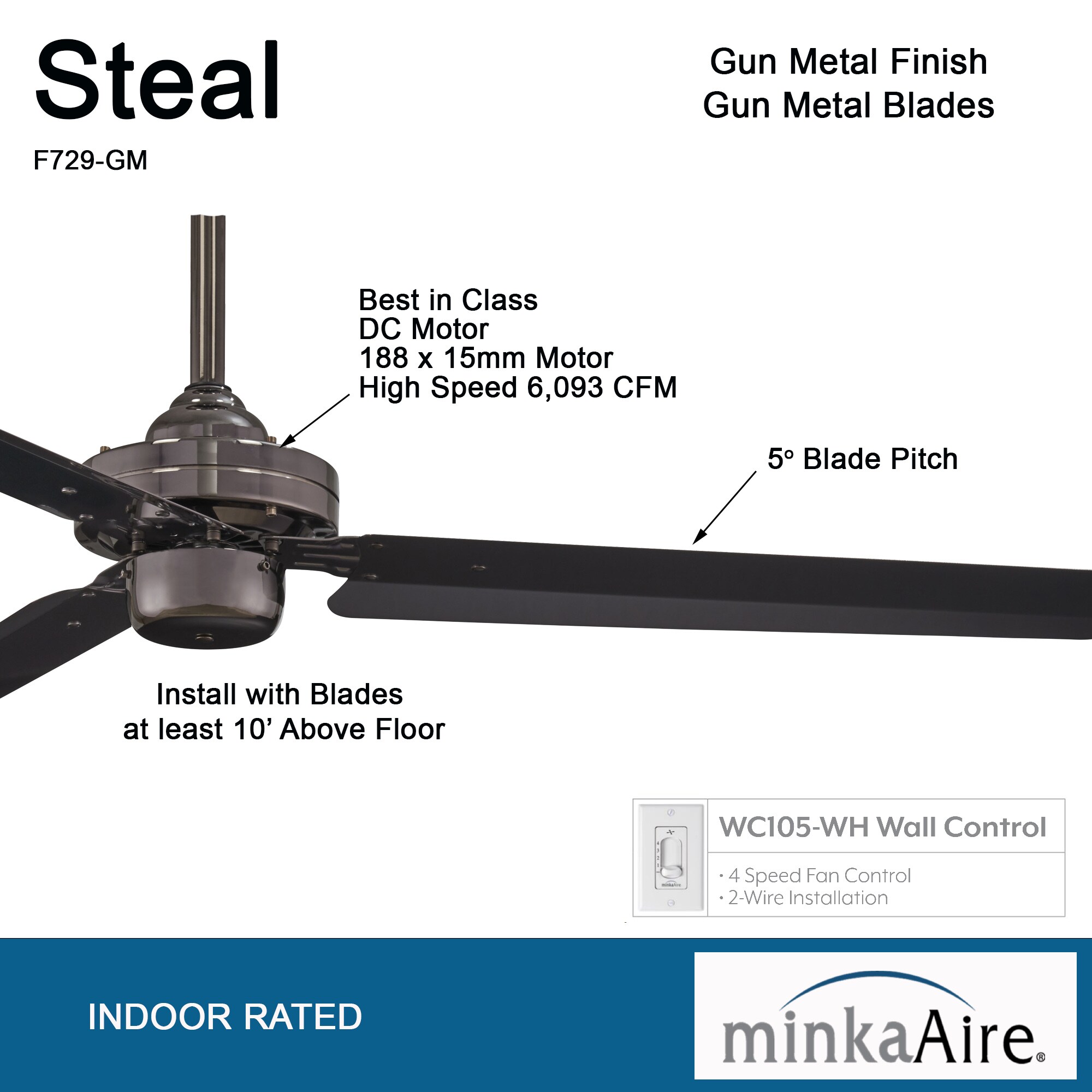 Minka Aire F729-GM Ceiling-Fans - View #6