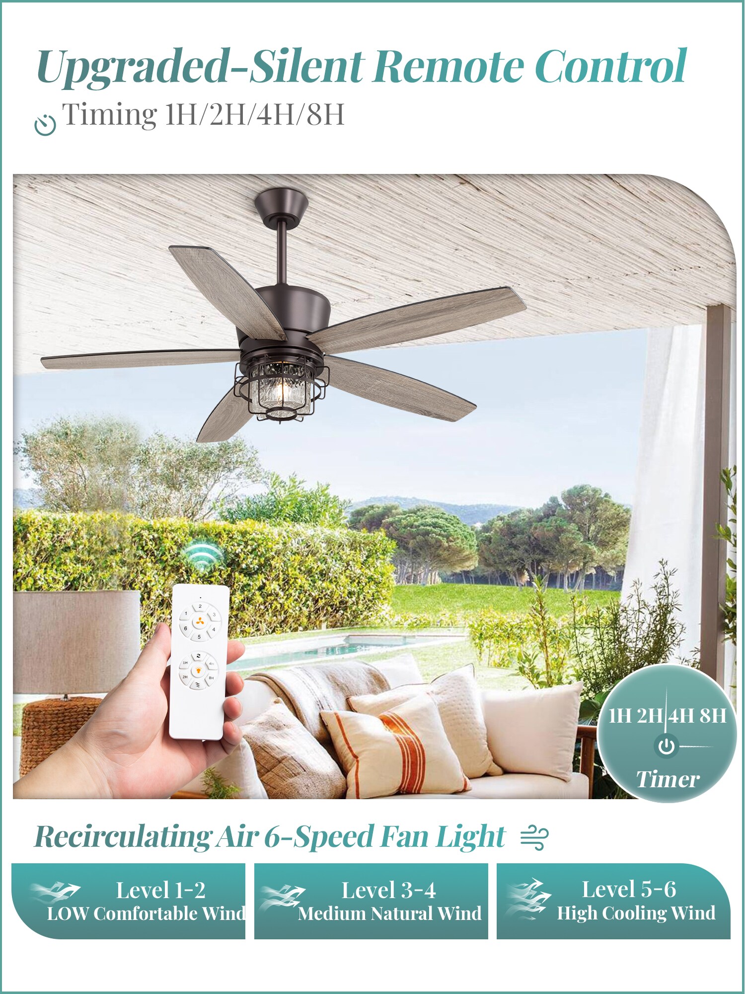 ZMISHIBO F-ZX52OB-1D01LS Ceiling-Fans - View #4