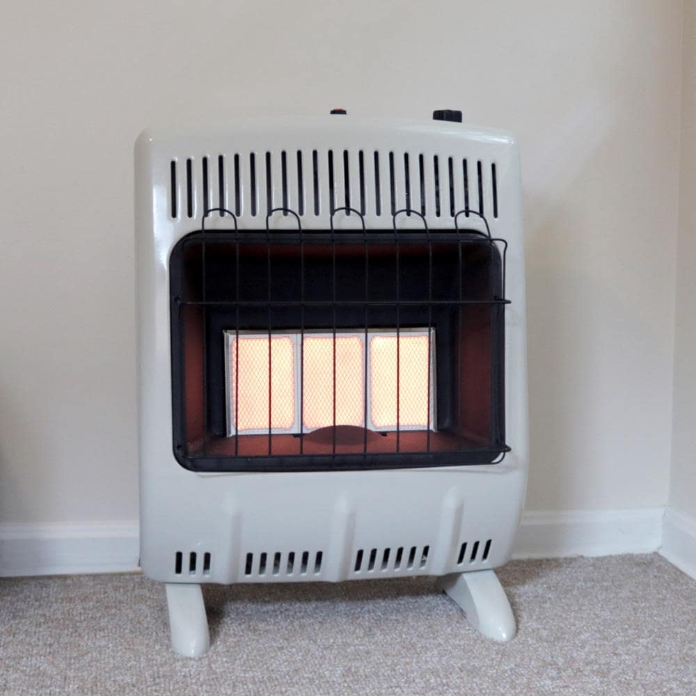 Mr Heater 20000 Btu Wall Or Floor Mount Indoor Natural Gas Vent Free Radiant Heater In The Gas