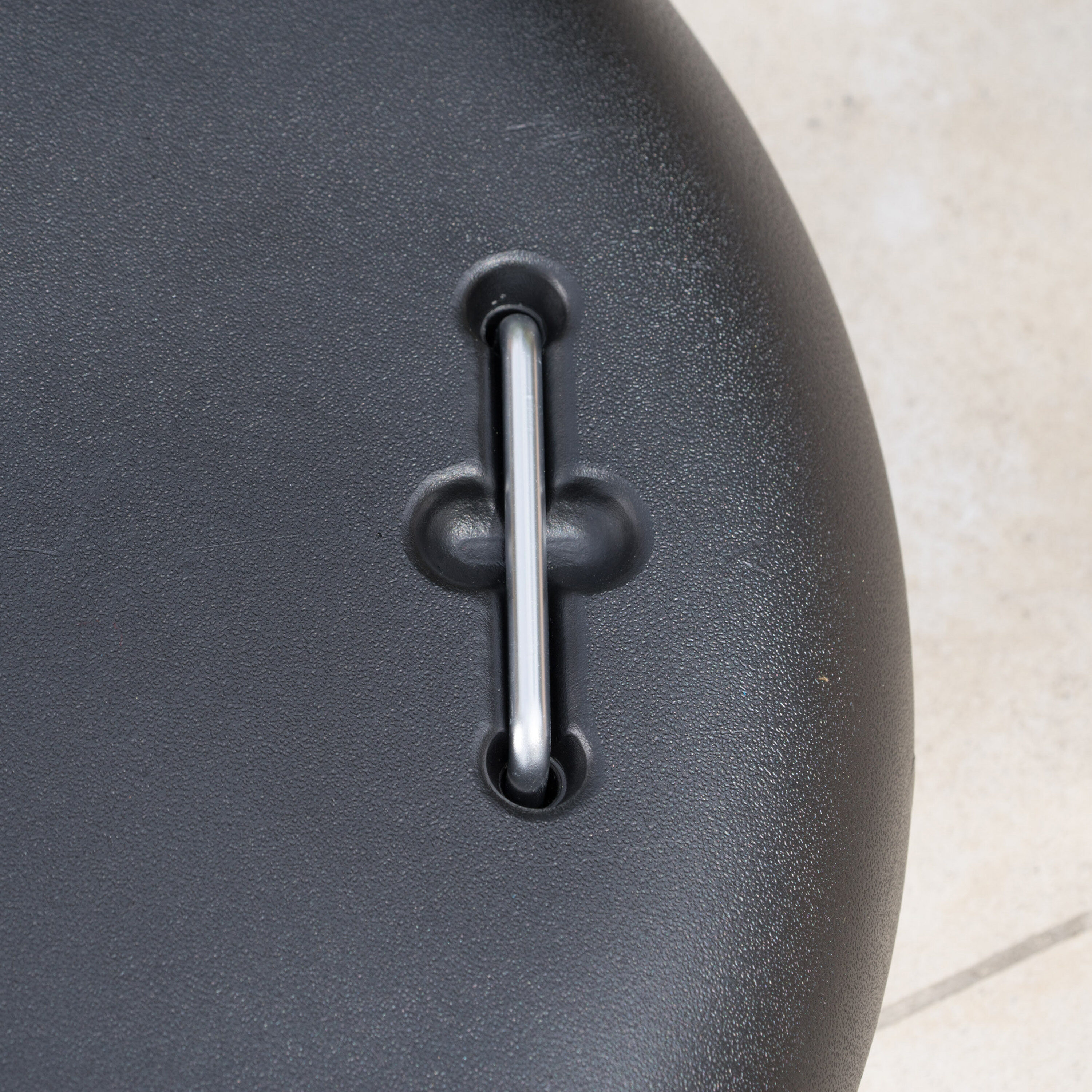 Hayward Black Stainless Steel Wheeled Umbrella Base Holder