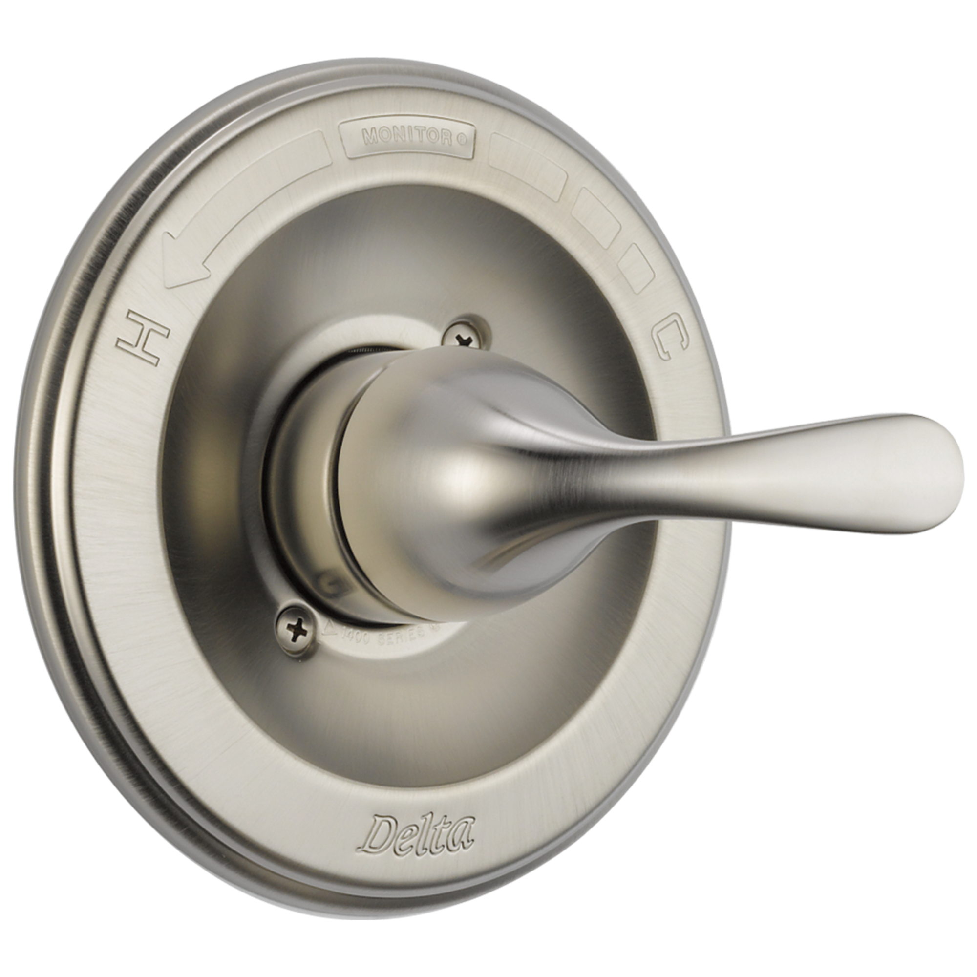 Delta T13020-SS Stainless 4-in Universal Bathtub/Shower Diverter 0.5-in -ID