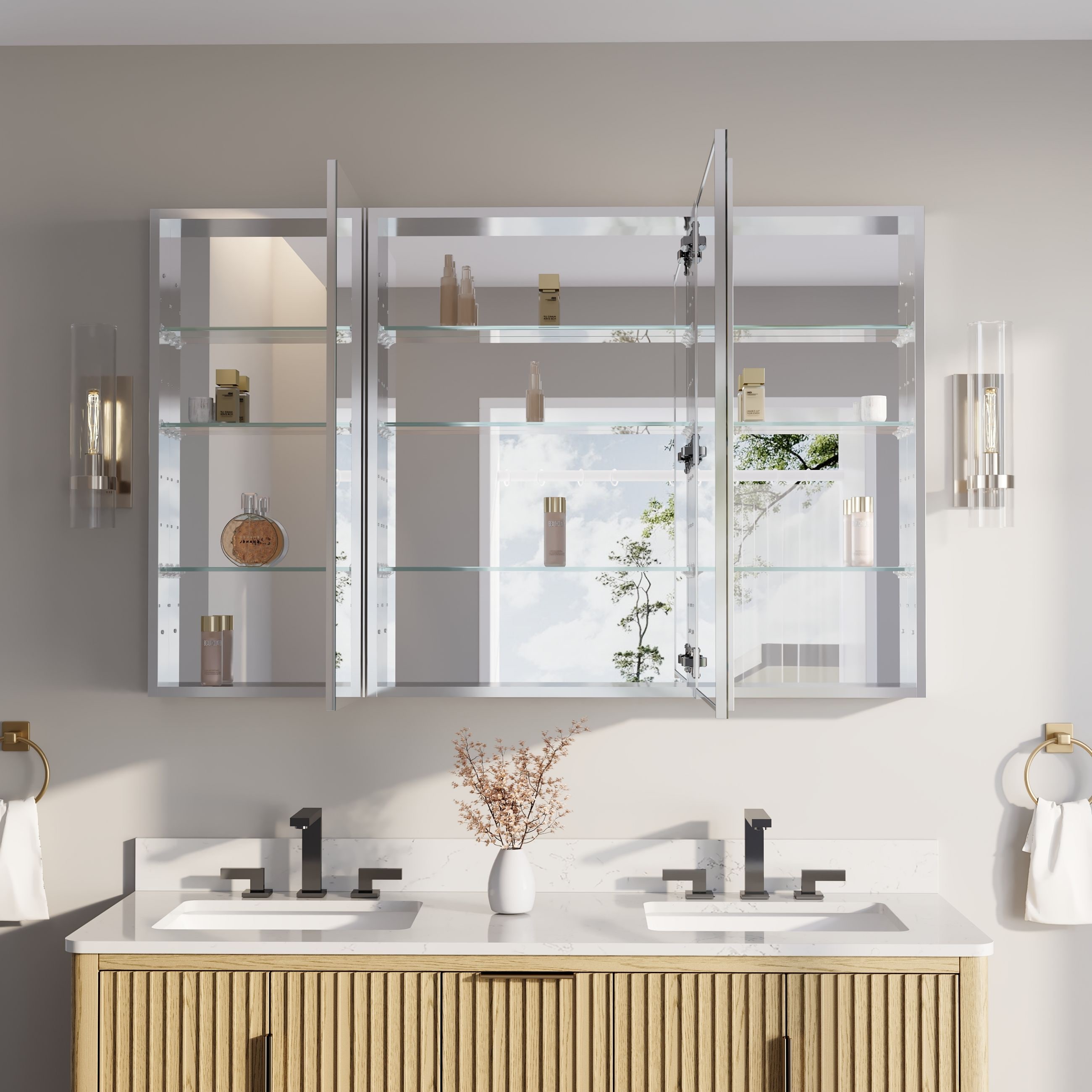 WELLFOR GIZQCS35P07 Bathroom-Medicine-Cabinets - View #2
