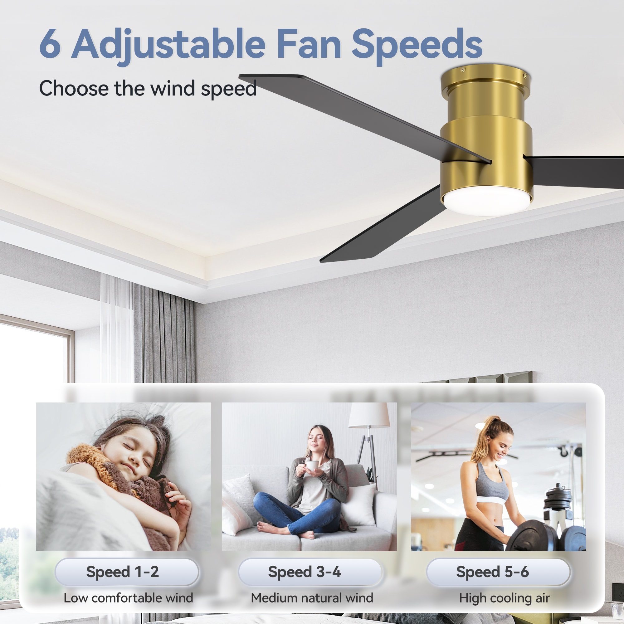 Breezary 24036-GB Ceiling-Fans - View #7