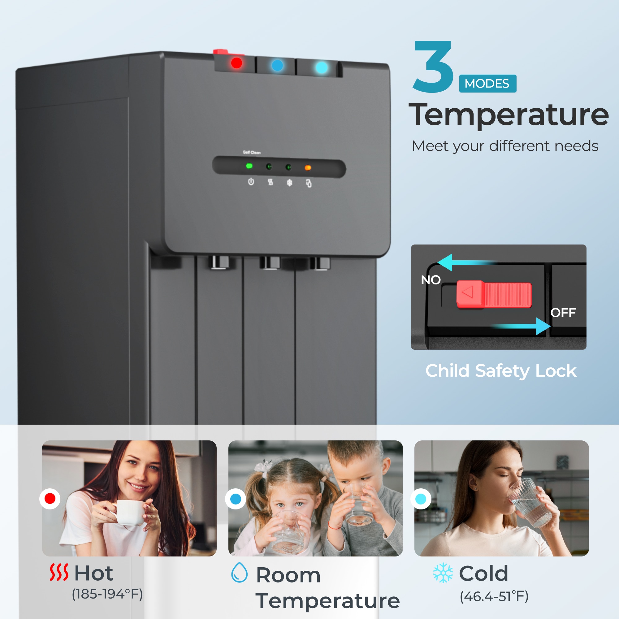Euhomy WC003-X3UBS-E-LS-SC Hot-Water-Dispensers - View #6