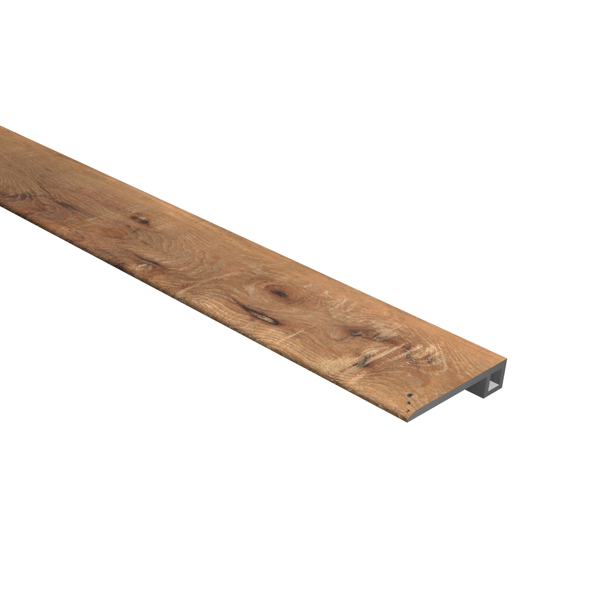 CALI 7904201318 Aqua Tough Premium North Shore Oak 0.33-in T x 1.4-in W x 72.83-in L Vinyl Threshold