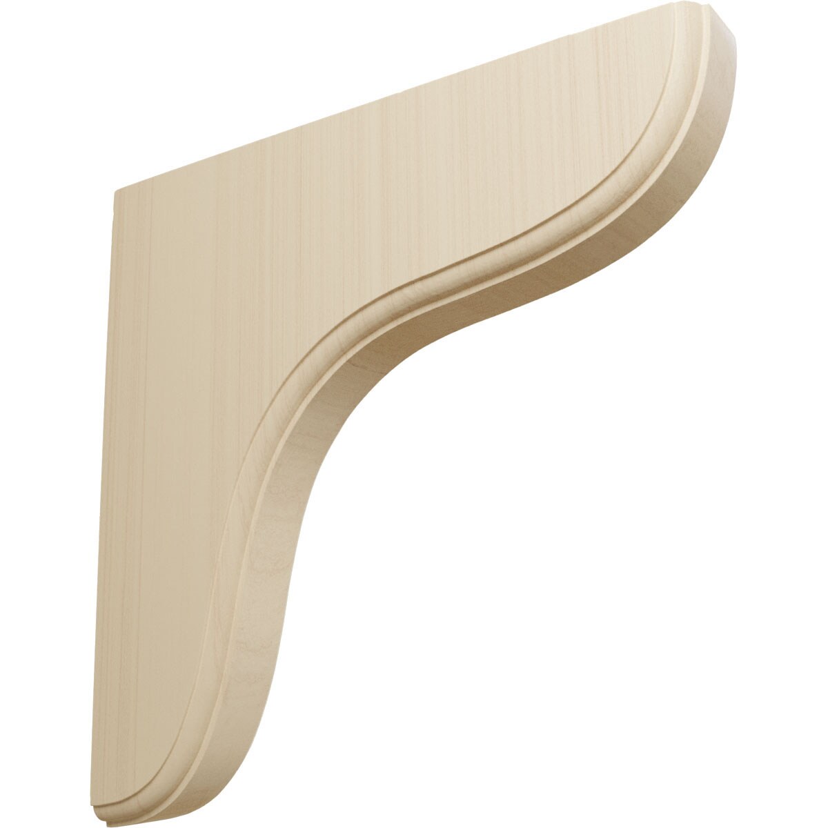 Eaton Hand-Carved Rubberwood Corbel Bracket 10.5" Support