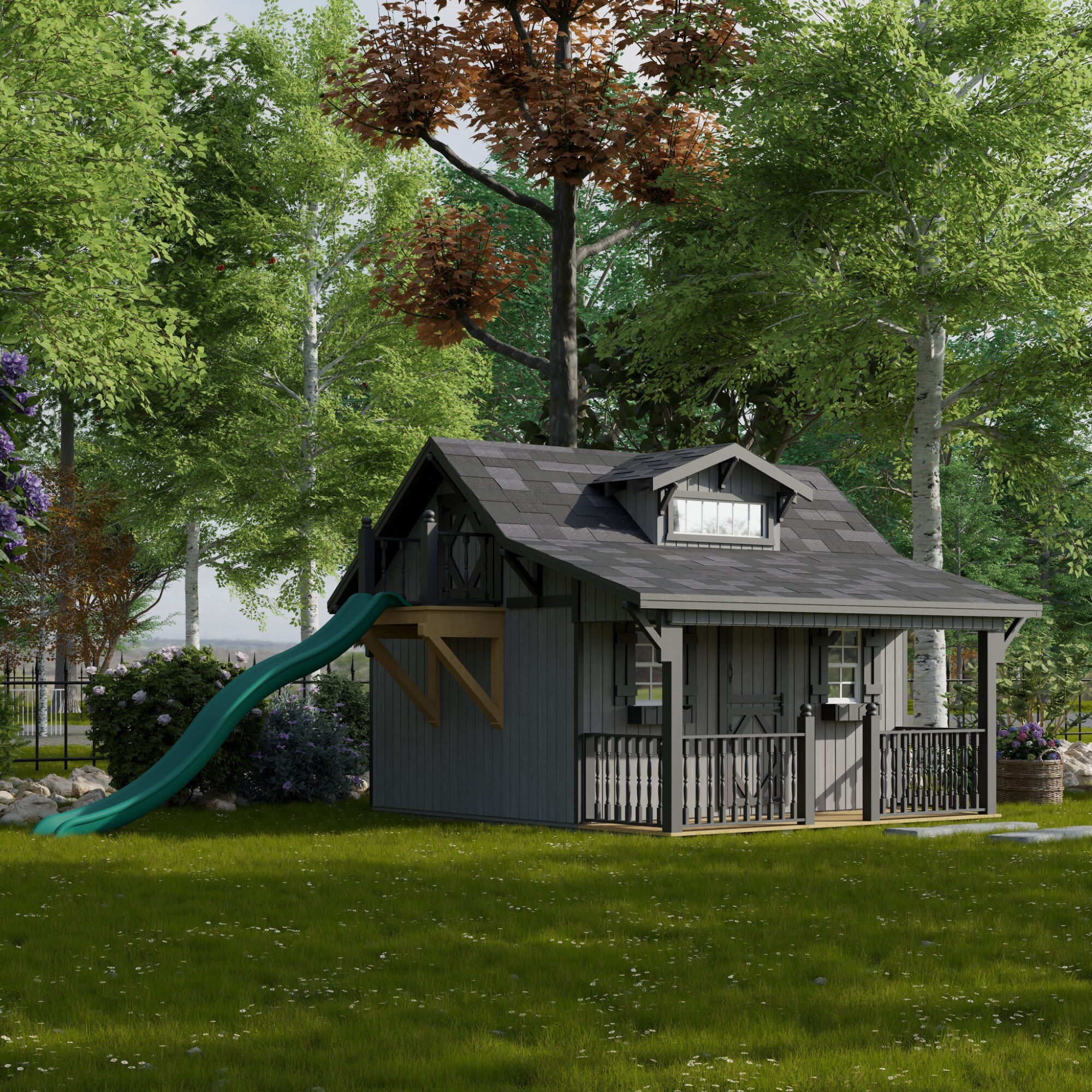 Little Cottage Co 11X10 CMP-PNK playhouses - View #4
