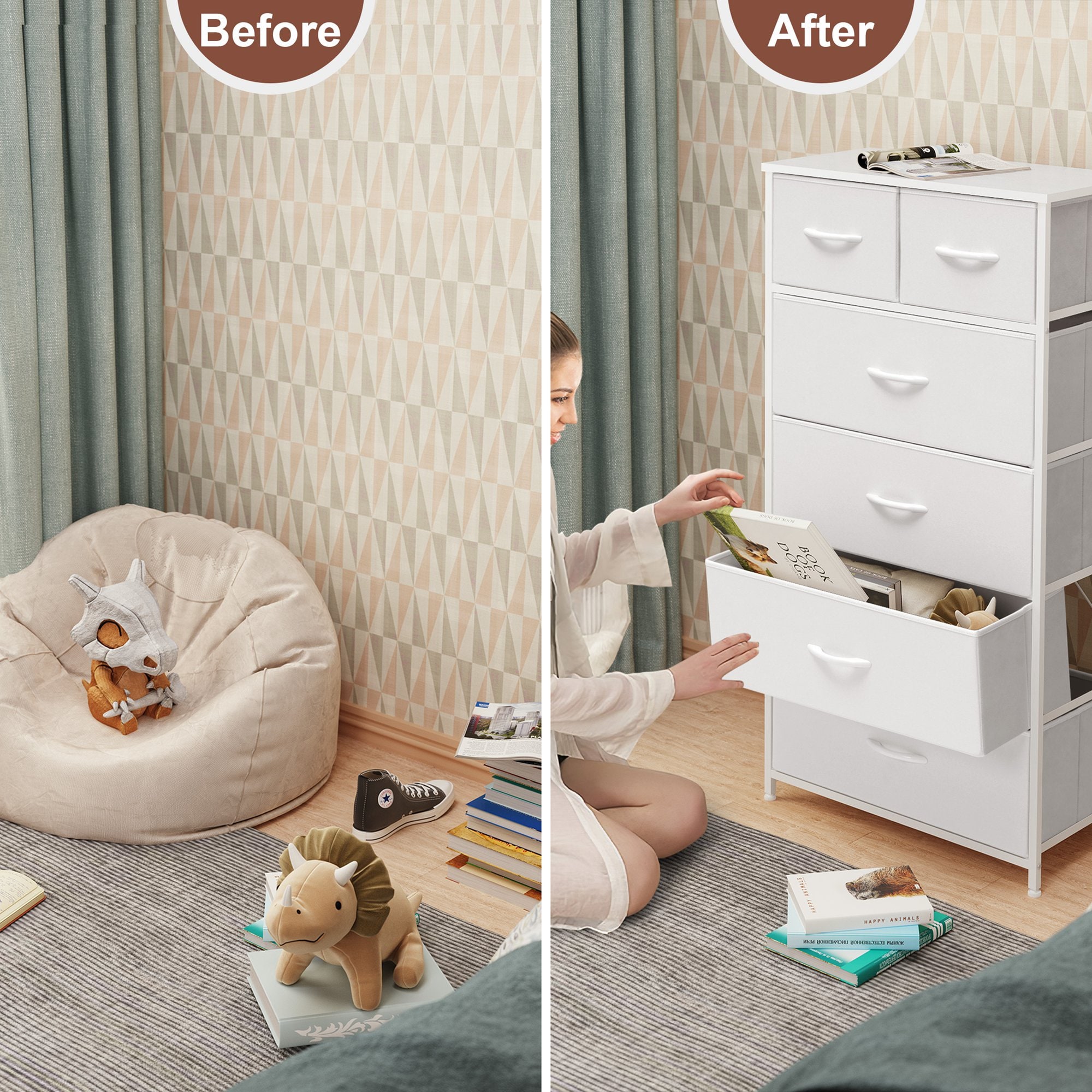 CloudFly CL-HD019WHT dressers - View #4