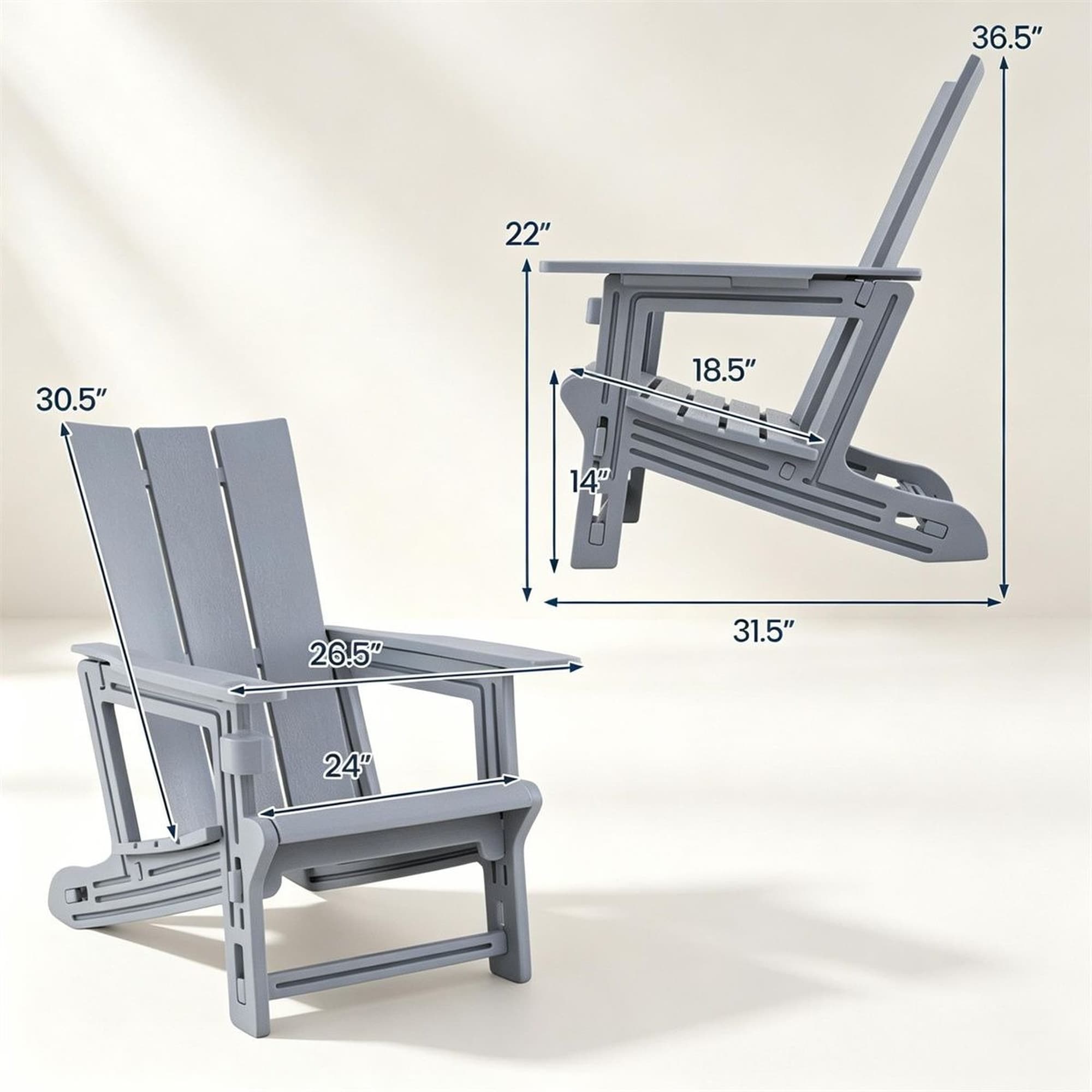 Wudkey L4-TM0I1C Patio-Chairs - View #2