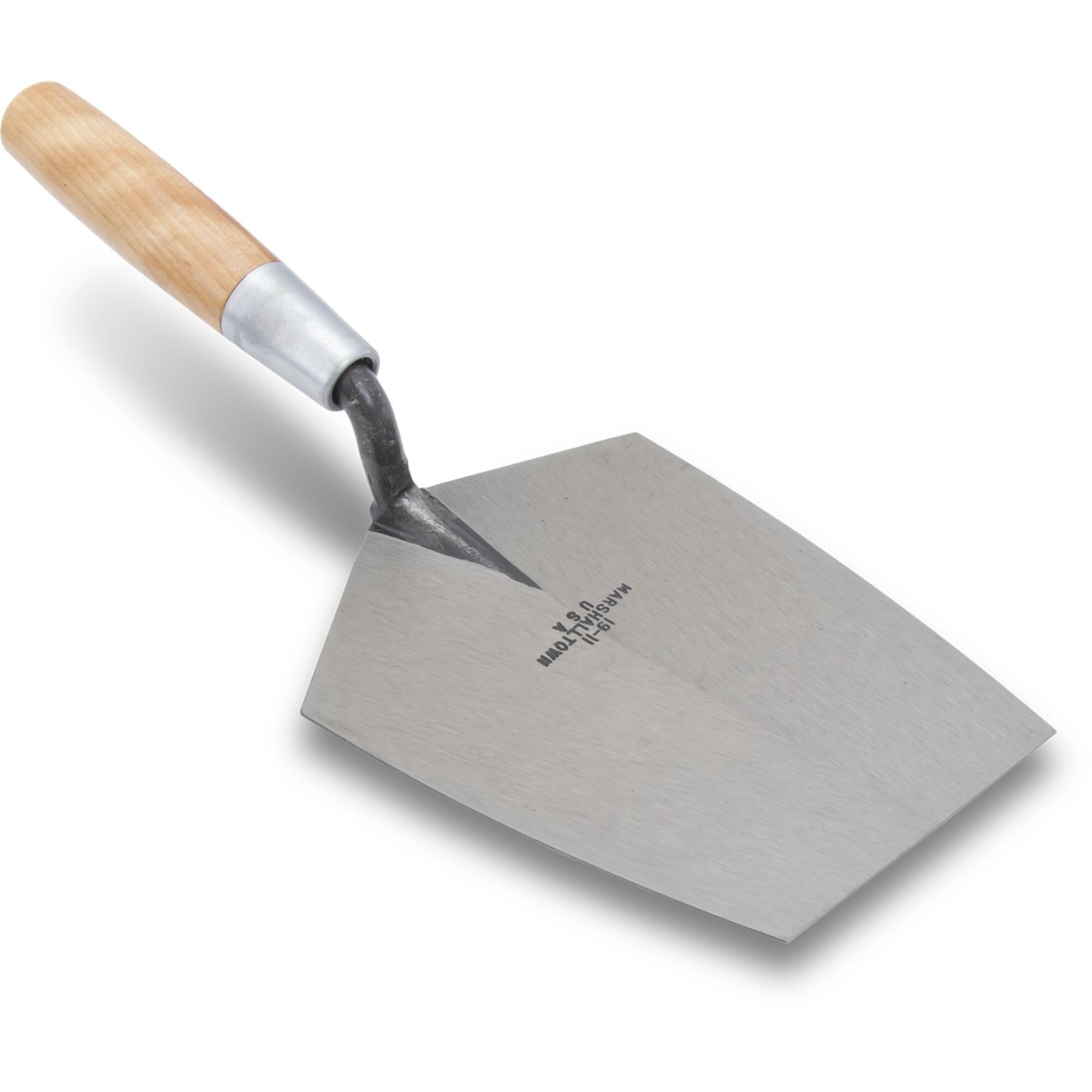 Marshalltown 8.25-in X 6-in High Carbon Steel Bucket Trowel In The ...