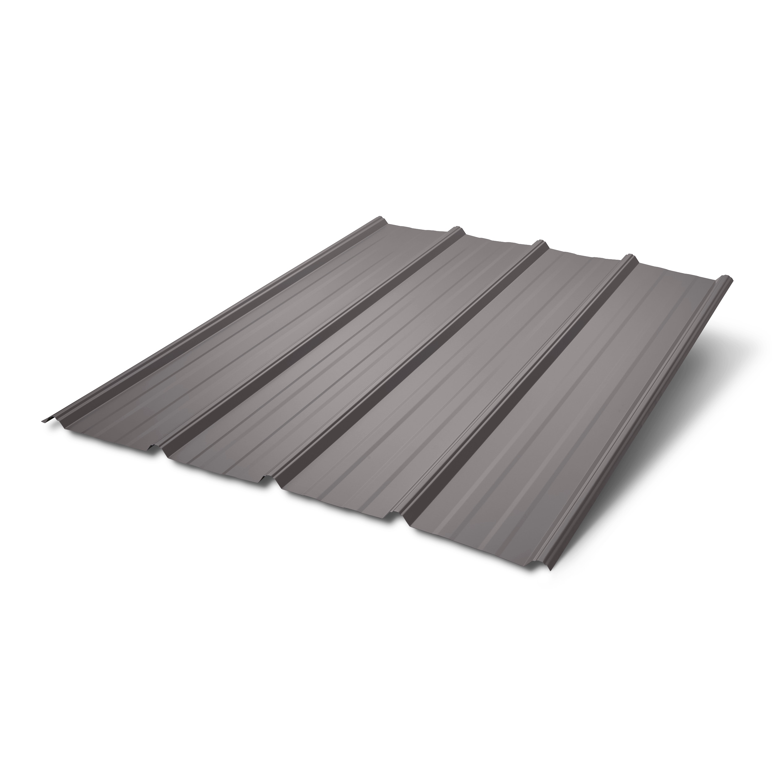 Union Corrugating MasterRib 3.17-ft X 8-ft Ribbed Charcoal Gray Metal ...