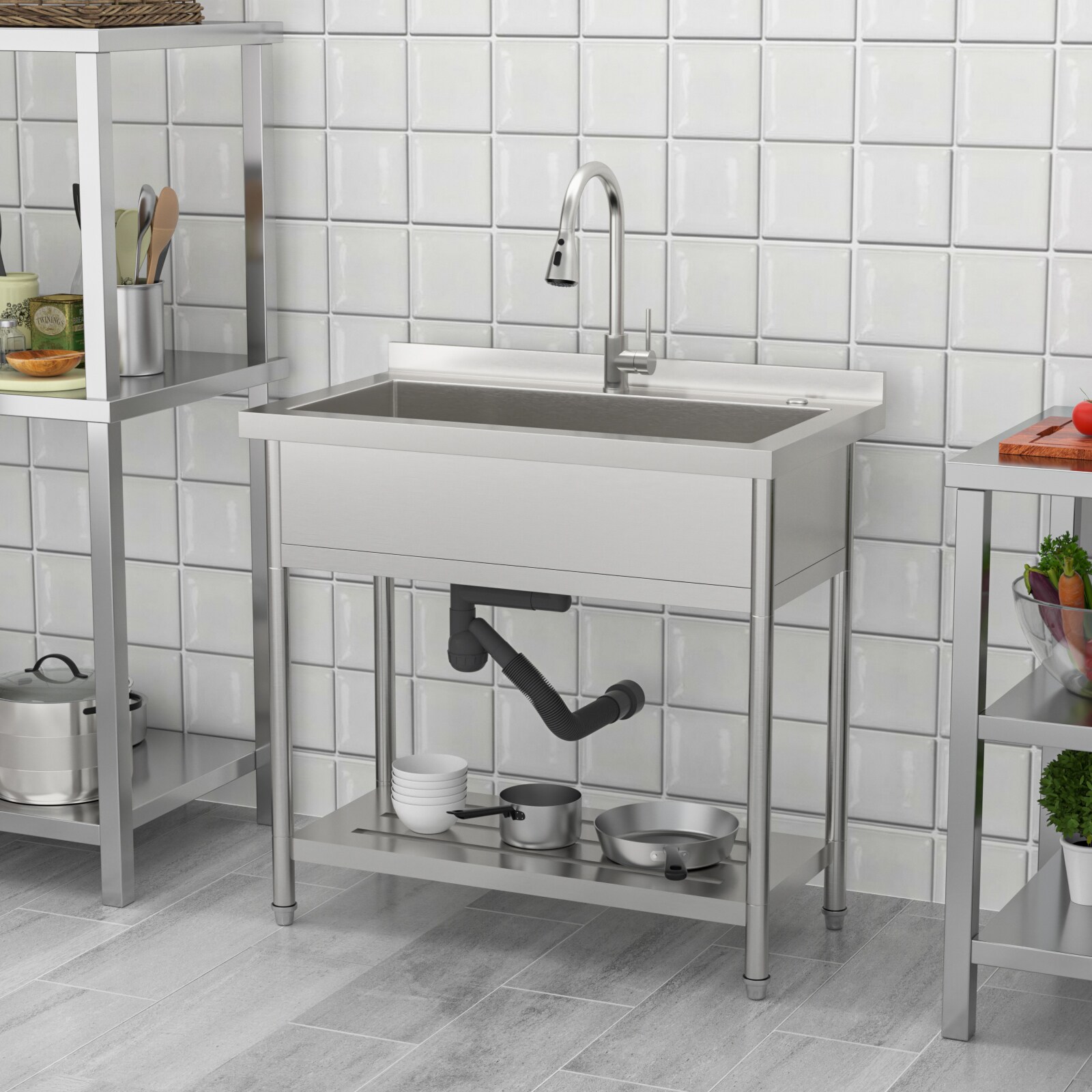 Lordear LD-SYSC3 Laundry-Tubs-Utility-Sinks - View #3