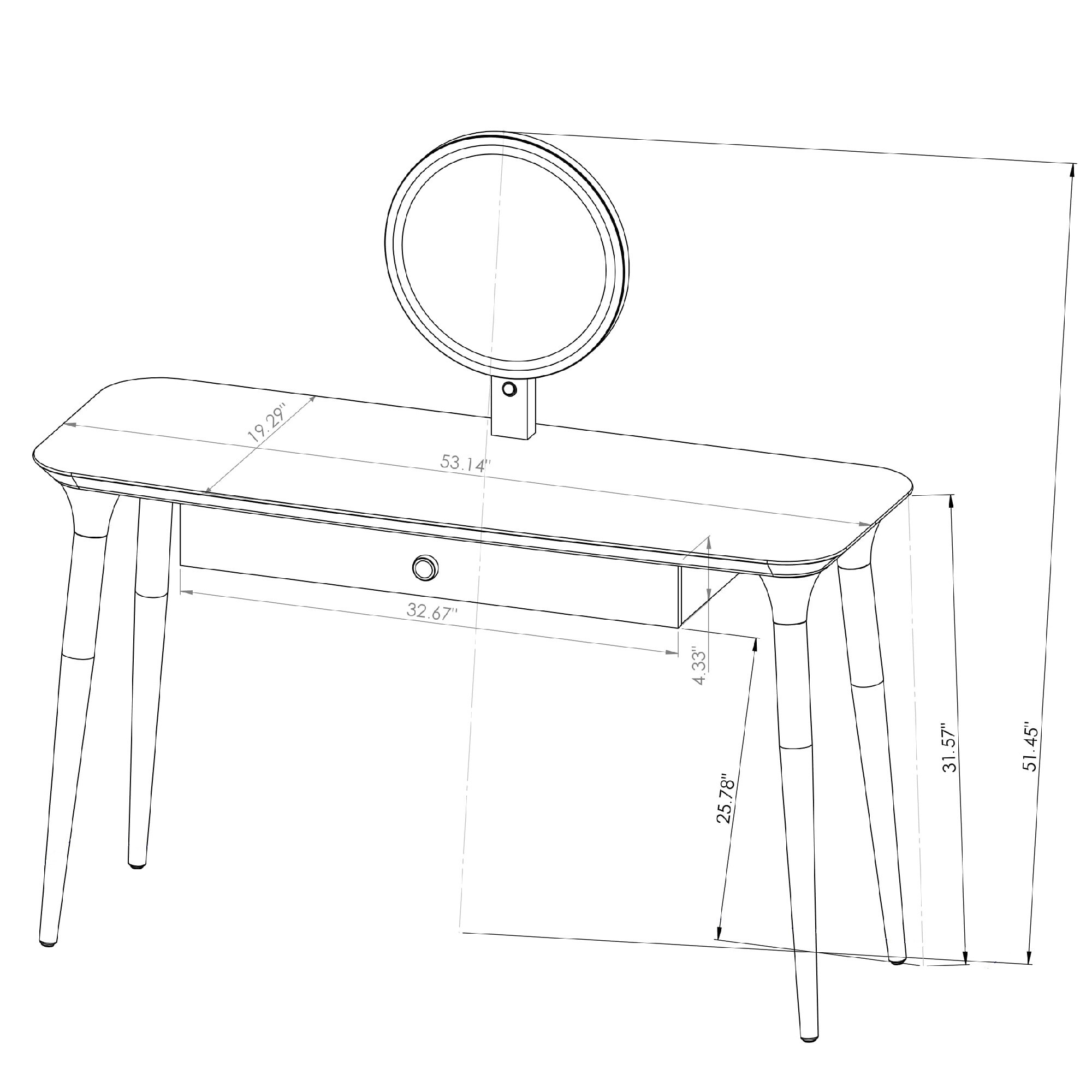 Manhattan Comfort 2-2530511020486 Bedroom-Vanities - View #3
