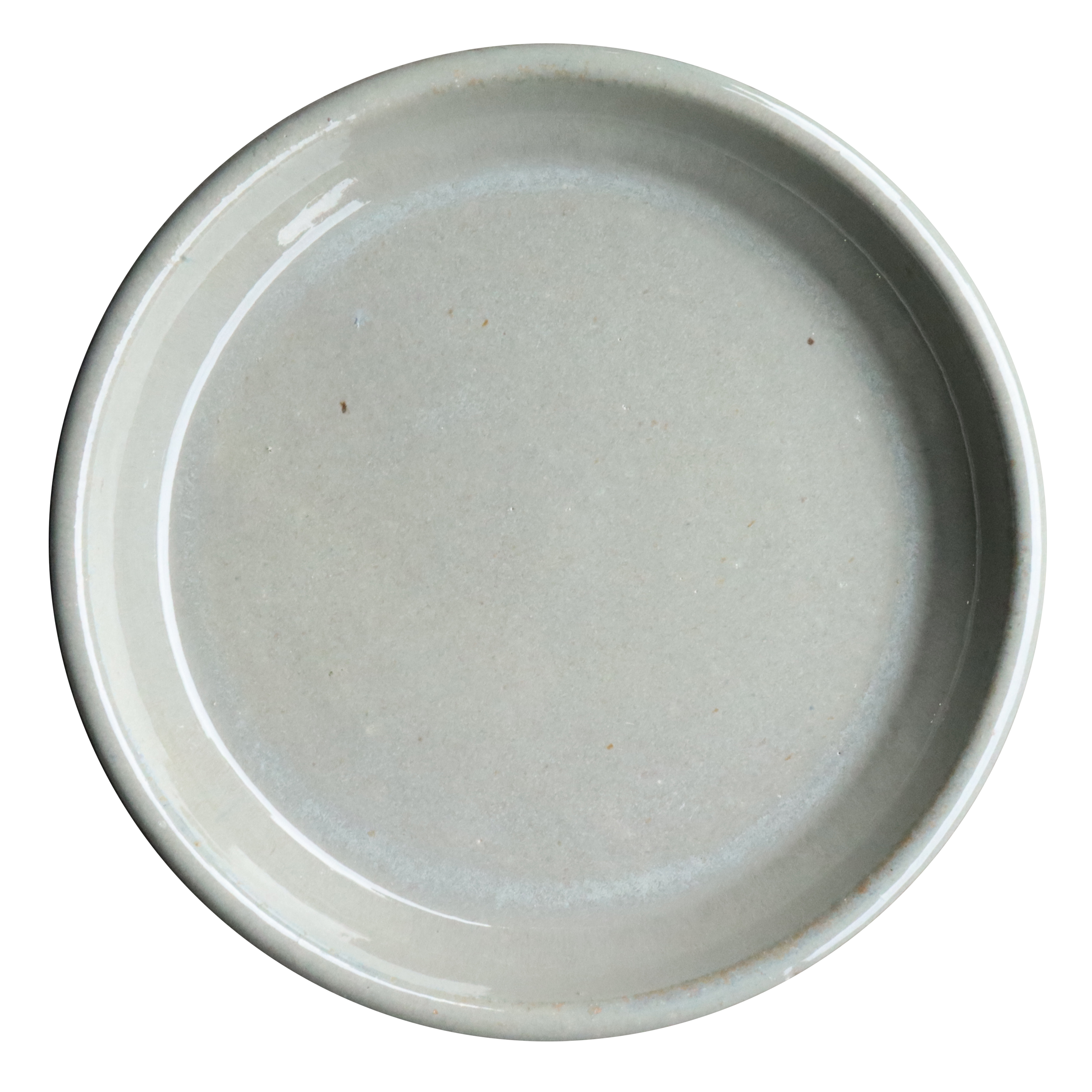 allen + roth GO2025-137 11.6-in Amazing Grey Glazed ceramic Plant Saucer