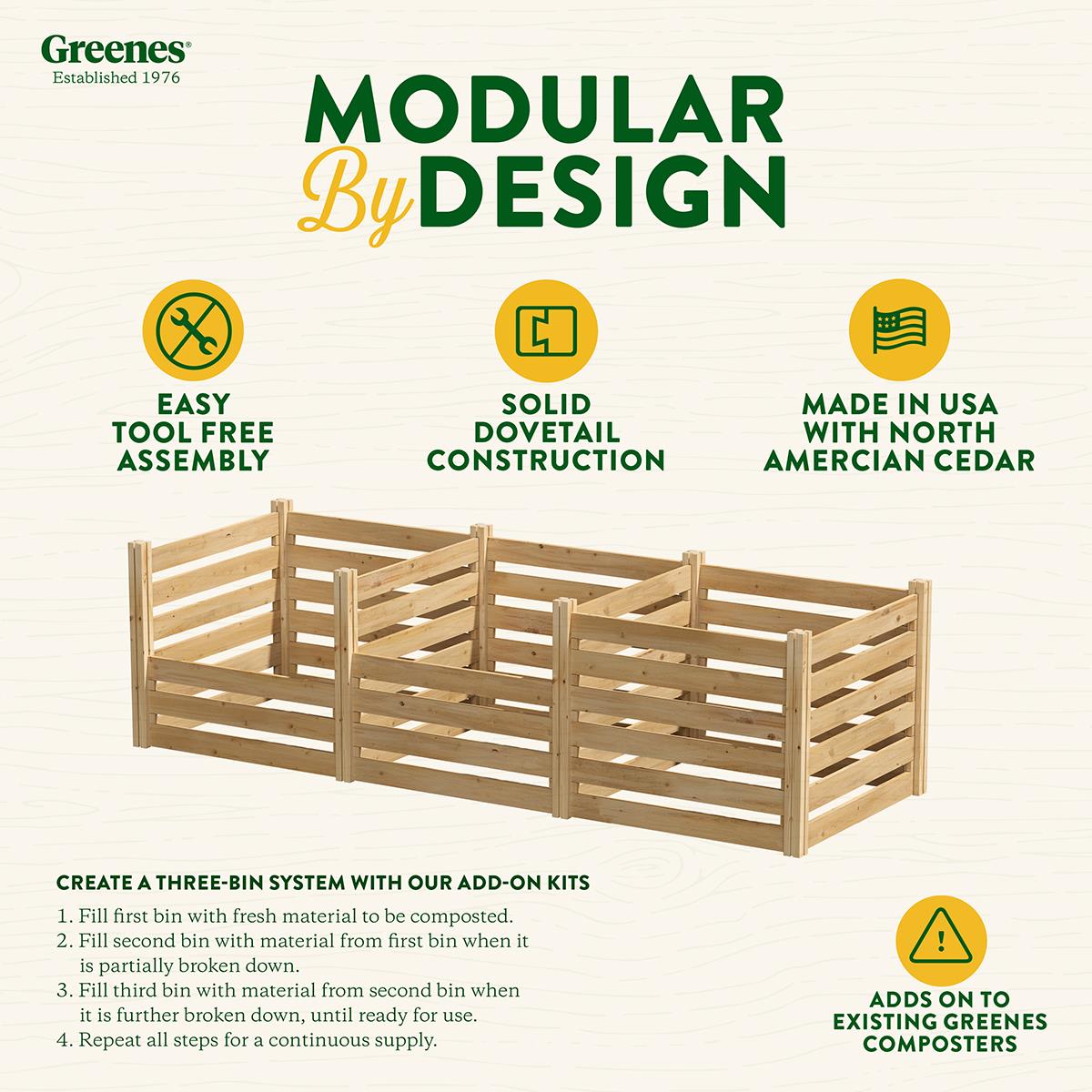 Greenes Fence RCCOMP36ADK composters - View #6