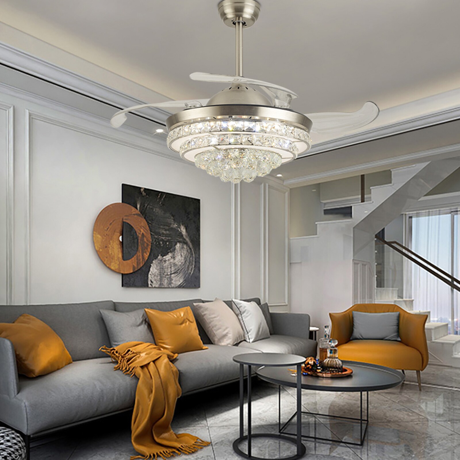 Oukaning HG-HSYXF-4793-1 Ceiling-Fans - View #2