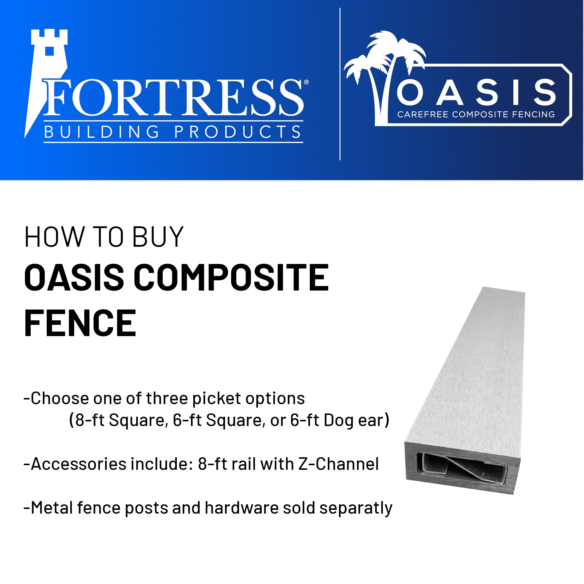 Fortress Building Products 21167224-3 Composite-Fence-Pickets - View #2