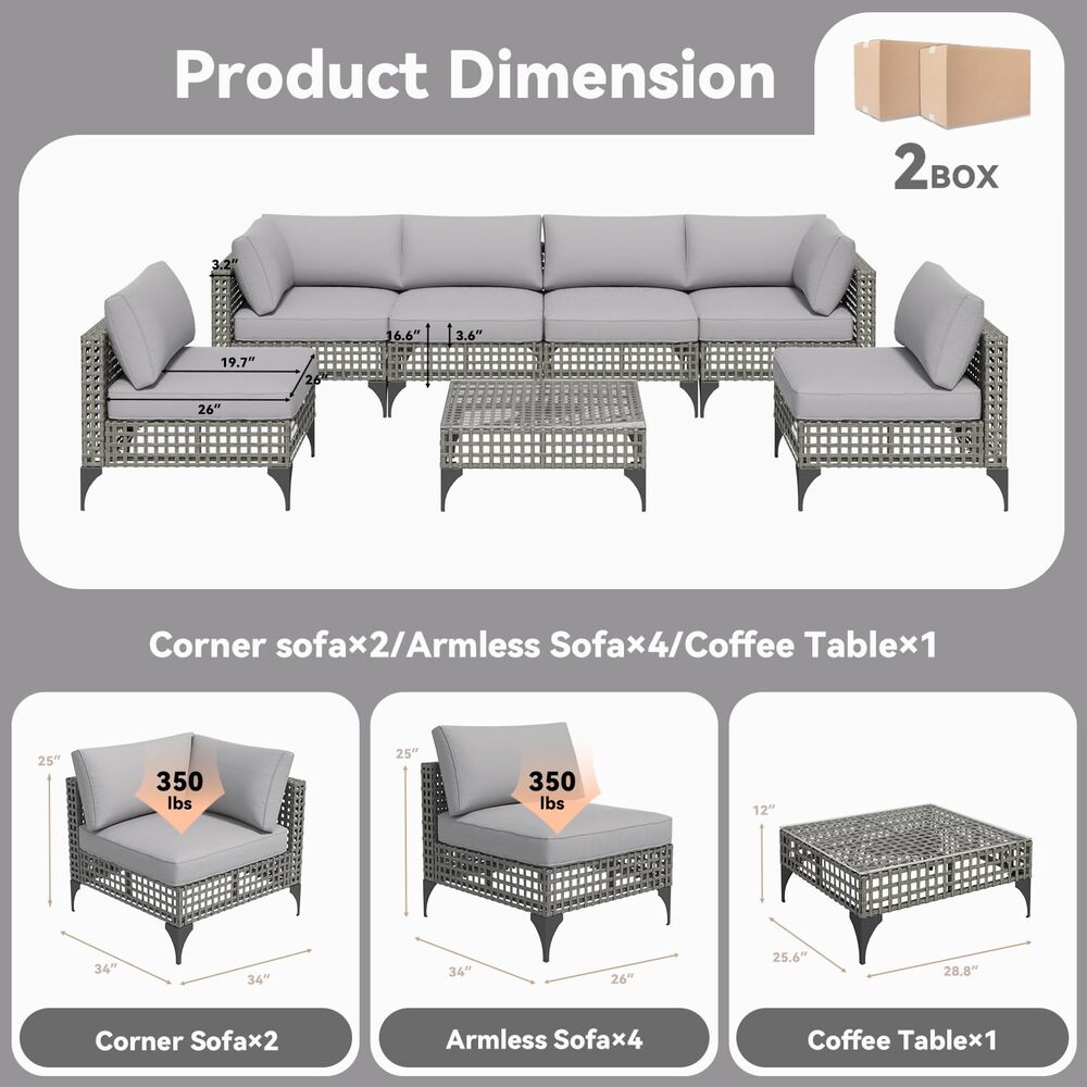 Mondawe OR-SH-026AAA-TM Patio-Sofas-Daybeds - View #8