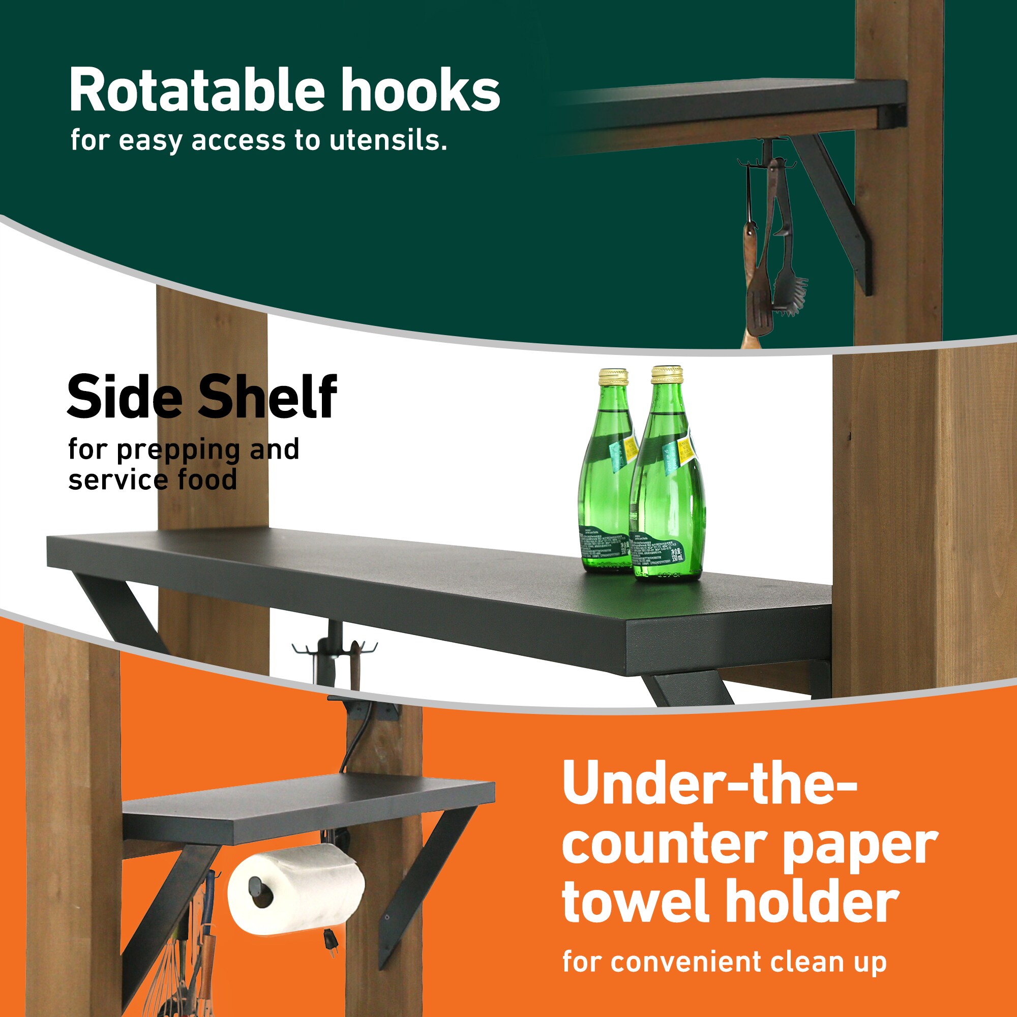ELEVATE OUTDOORS IG10600122 Wood-Resin-Gazebos - View #6