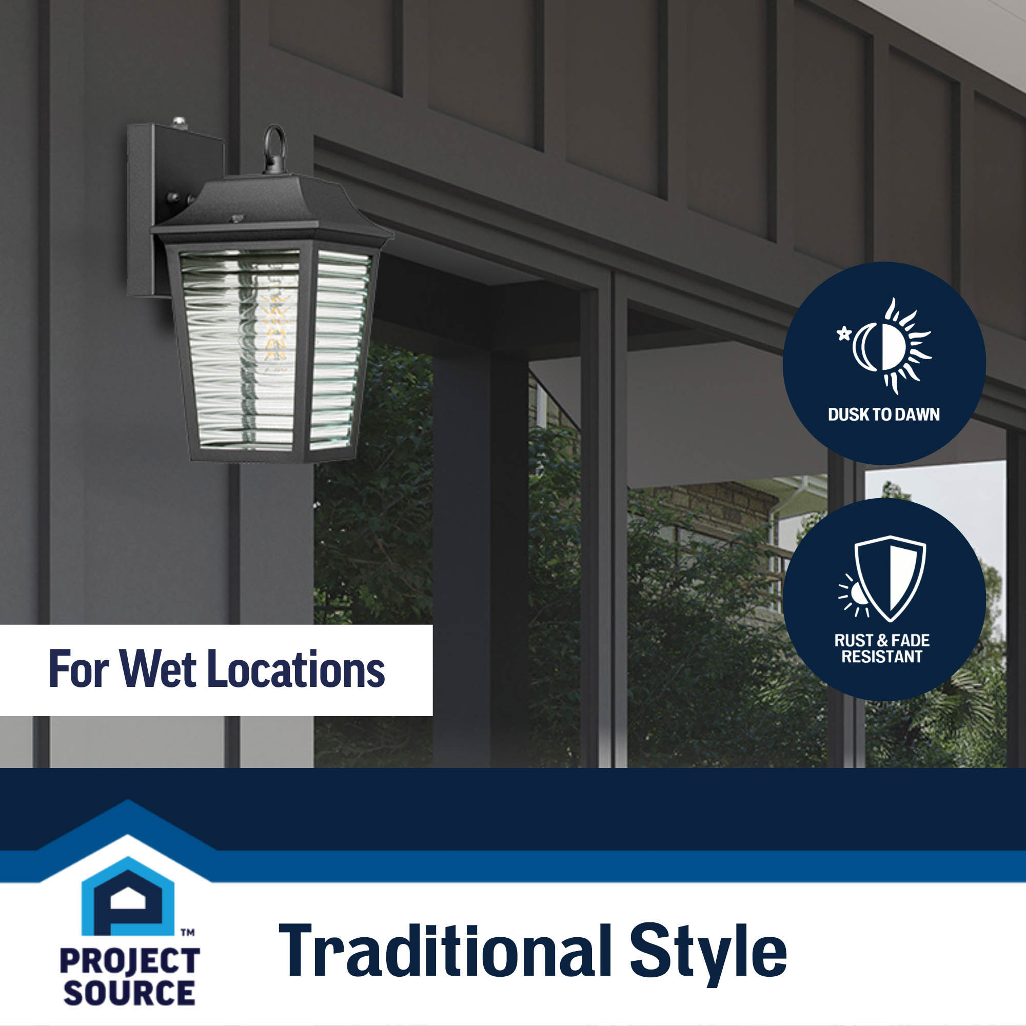 Project Source 43673 Outdoor-Wall-Lighting - View #5