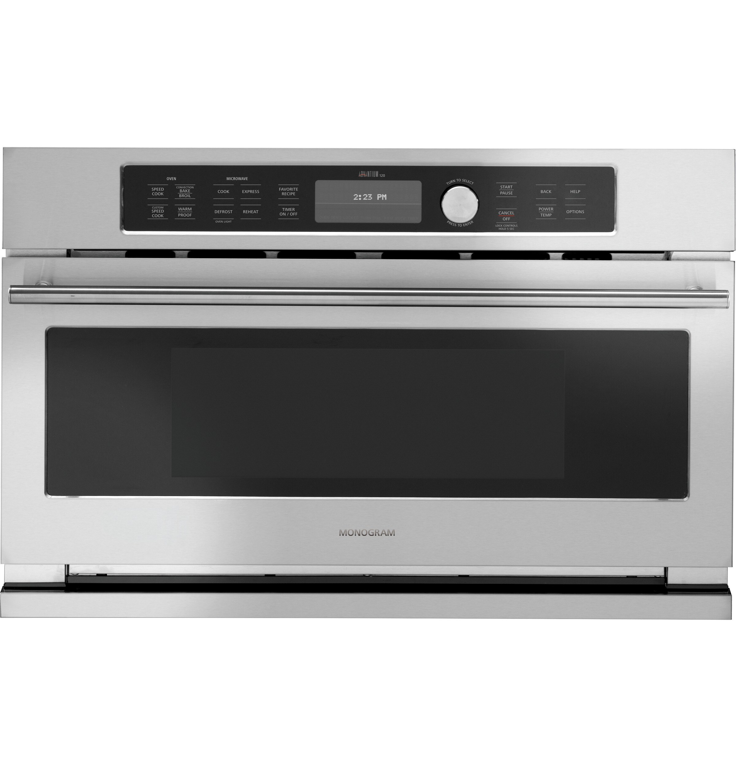 Ge monogram built in shop microwave convection oven