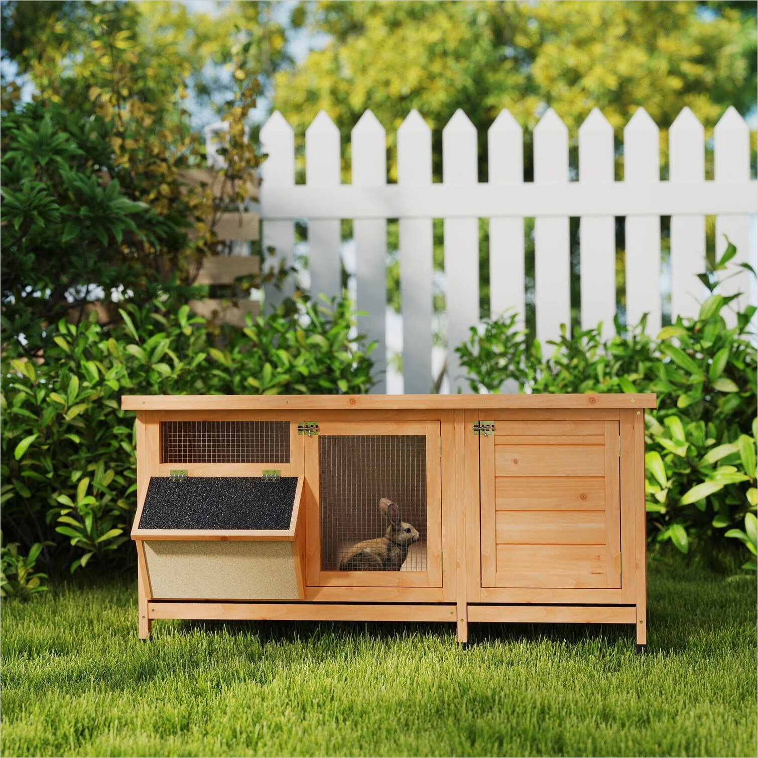 chillscreamni DGJYHK04S5Z3 Chicken-Coops-Rabbit-Hutches - View #3