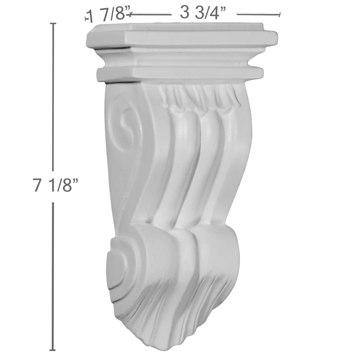 Ekena Millwork COR03X01X07NO corbels - View #2
