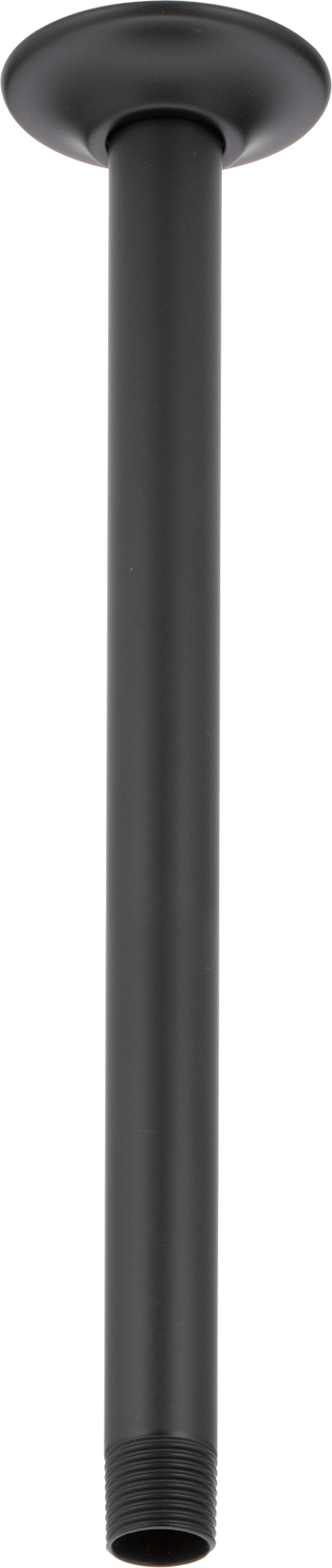 Delta U4998-BL Universal Showering Component Matte Black 14-Inches Universal Bathtub/Shower Shower arm and flange 0.5-Inches -ID