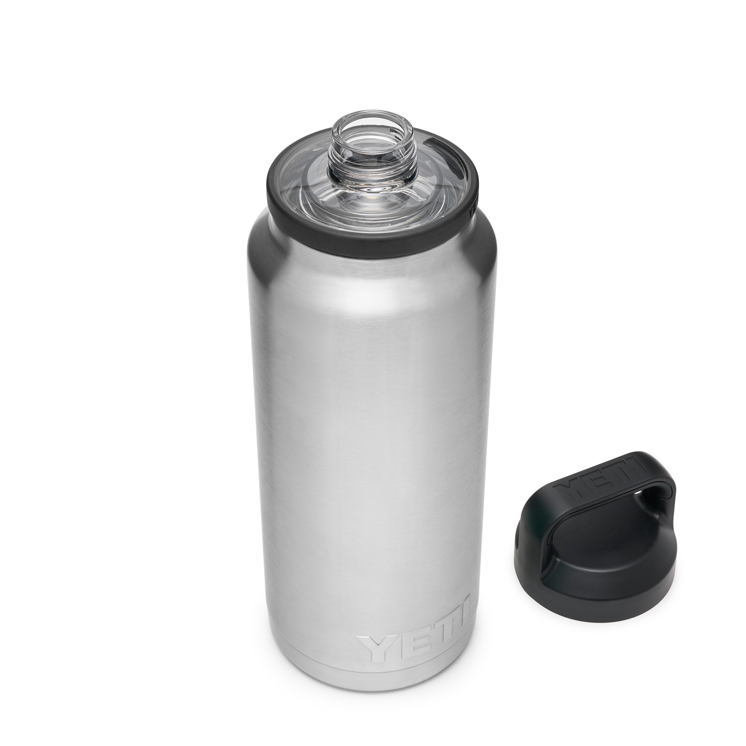 YETI Rambler 18-fl oz Stainless Steel Water Bottle with Chug Cap, Aquifer  Blue in the Water Bottles & Mugs department at