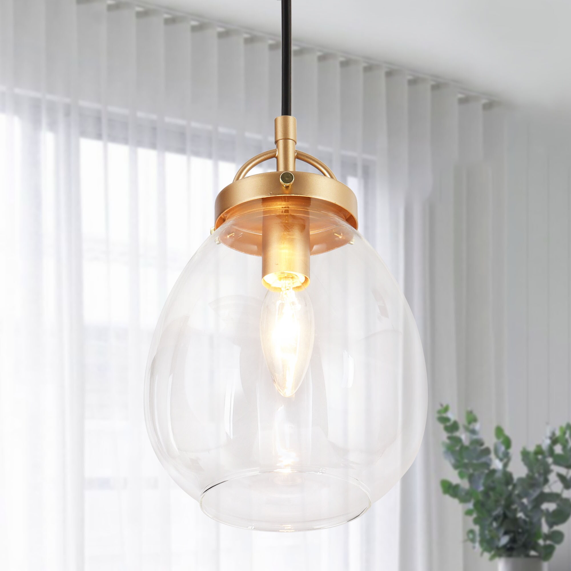 rose gold globe pendant light