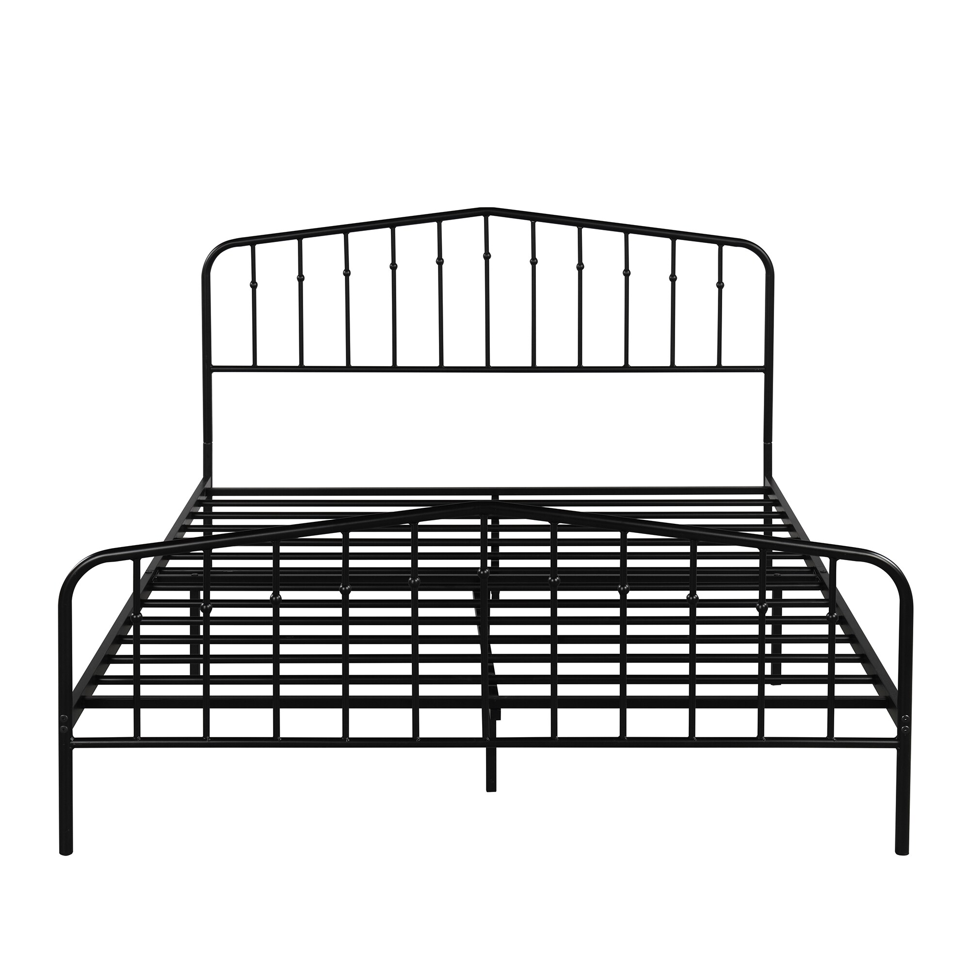 Black Queen Metal Bed Frame Beds At 