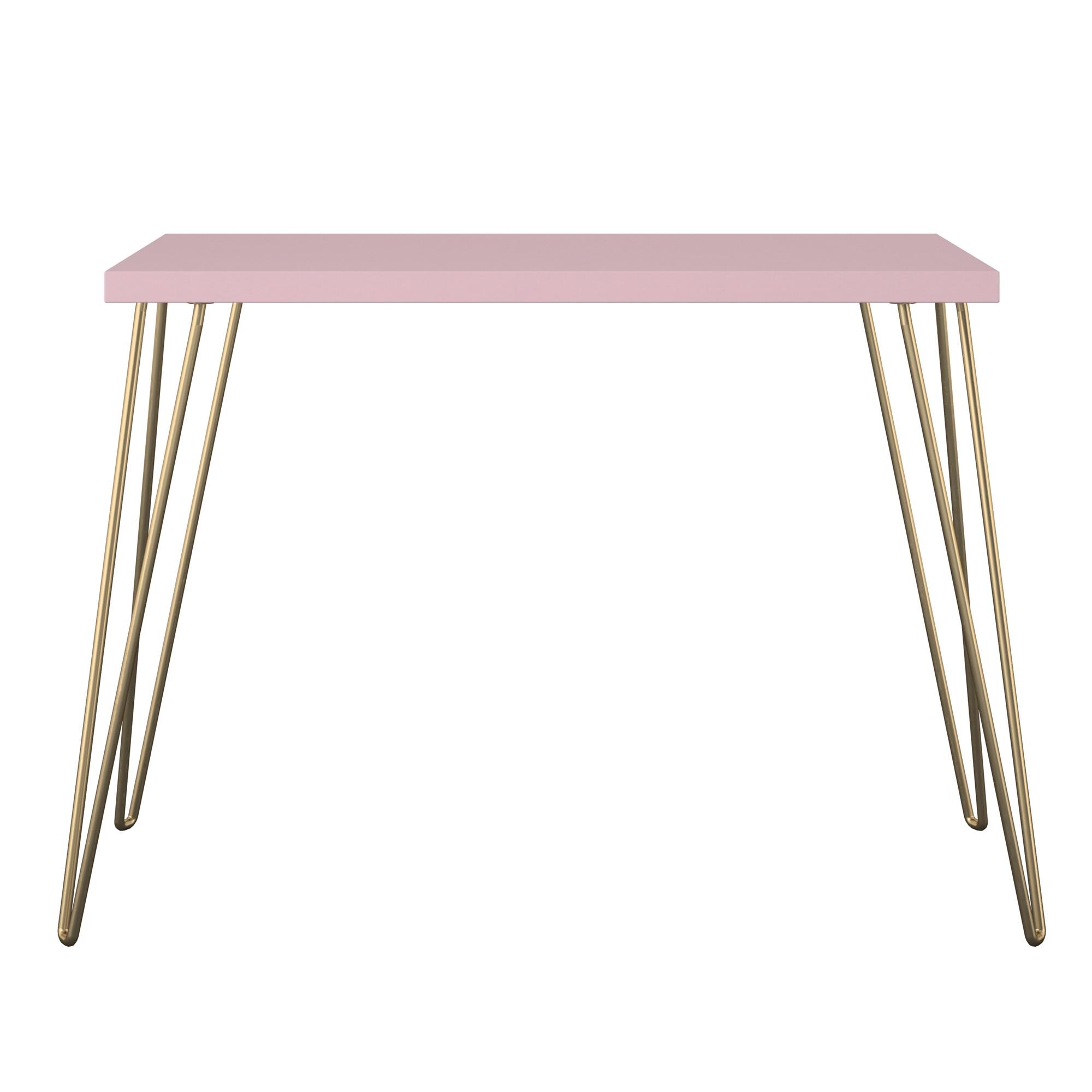 Critter Sitters 39.5-in Pink Modern/Contemporary Computer Desk in