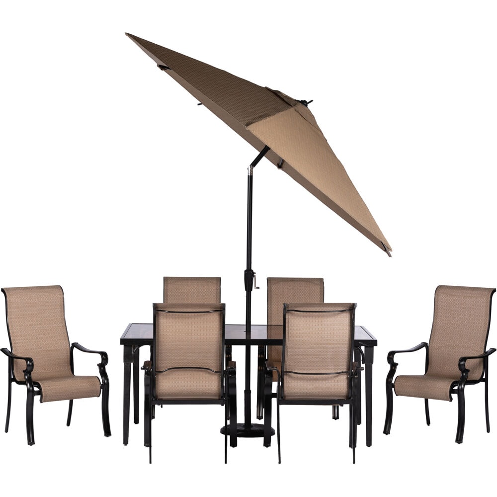 Tan discount patio set