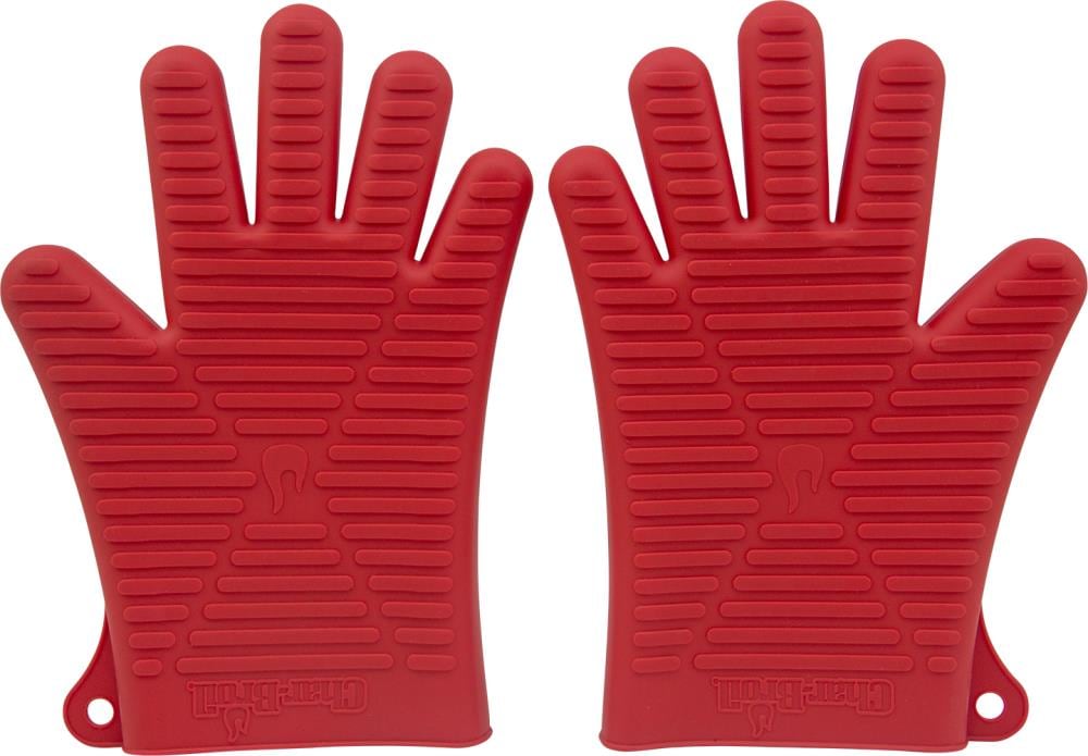 Char Broil Red Silicone Grill Gloves in the Grilling Apparel